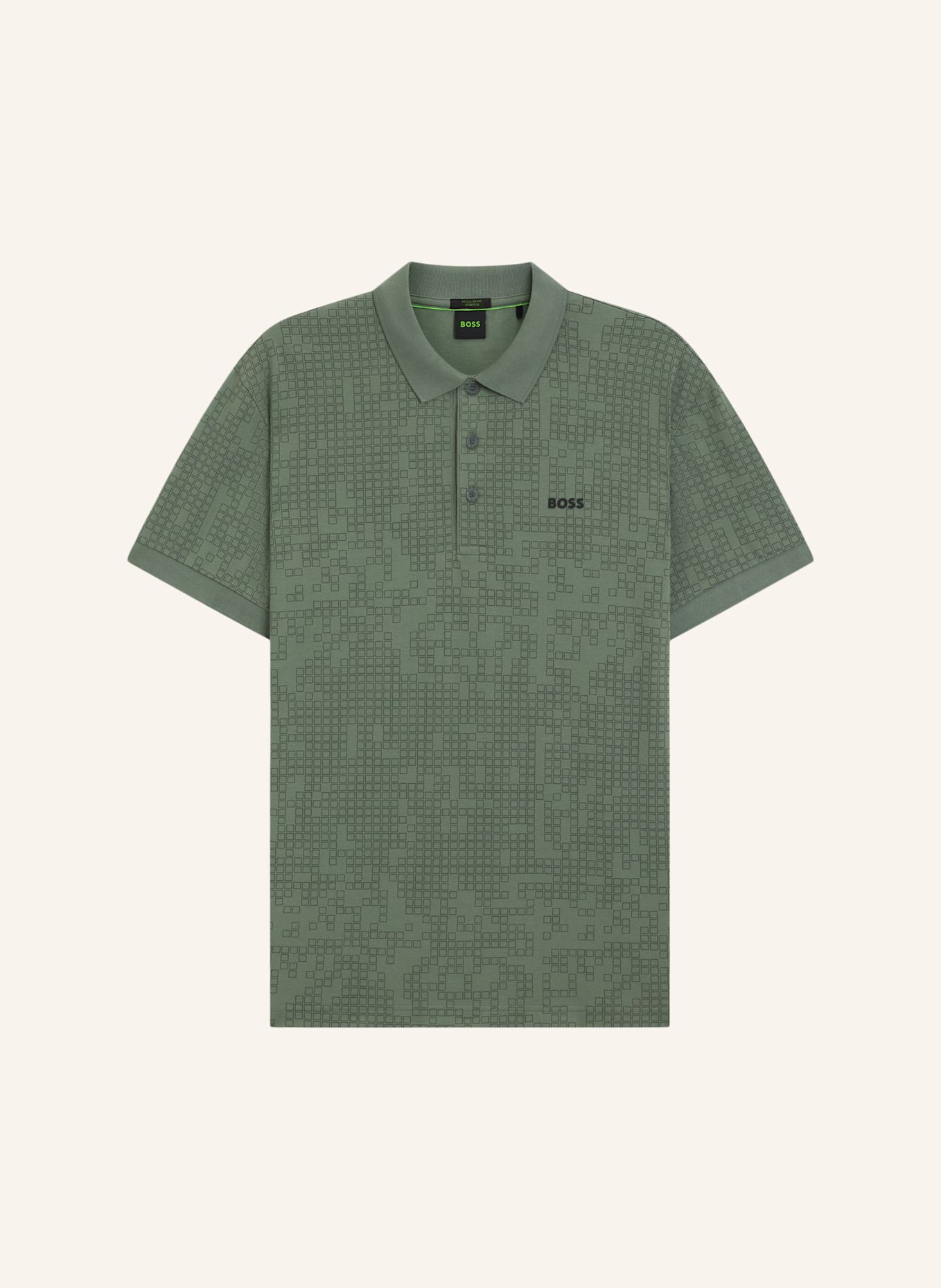 BOSS Poloshirt POLO AO ZONE Regular Fit: GRÜN