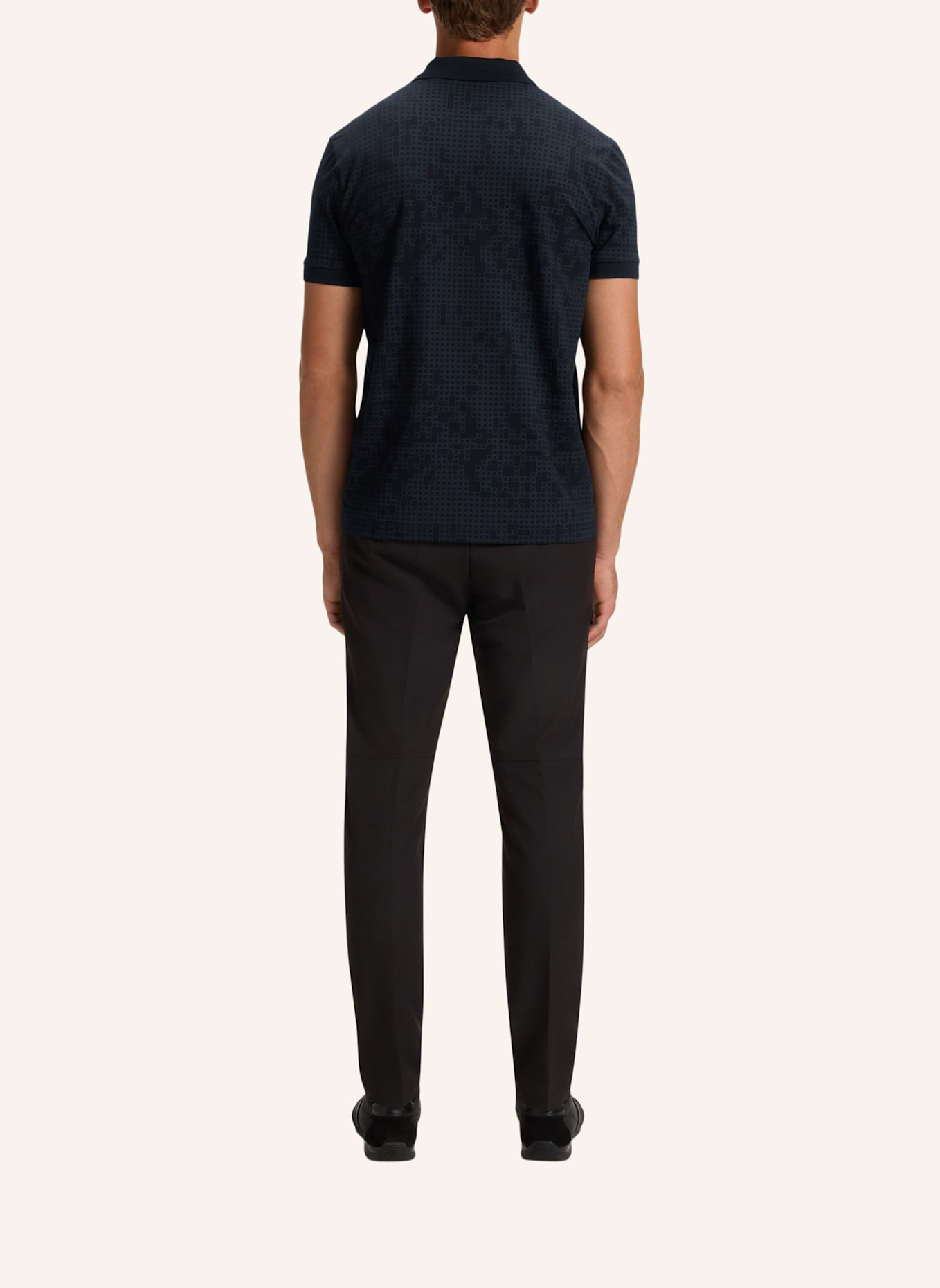 BOSS Poloshirt POLO AO ZONE Regular Fit: SCHWARZ