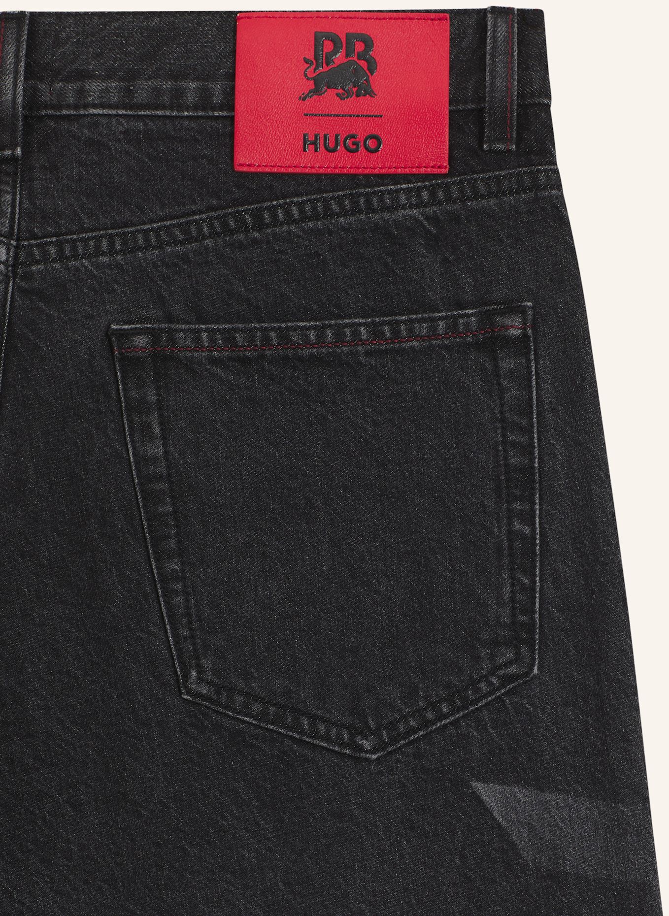 HUGO Jeans HUGO838_RB Relaxed Fit: SCHWARZ
