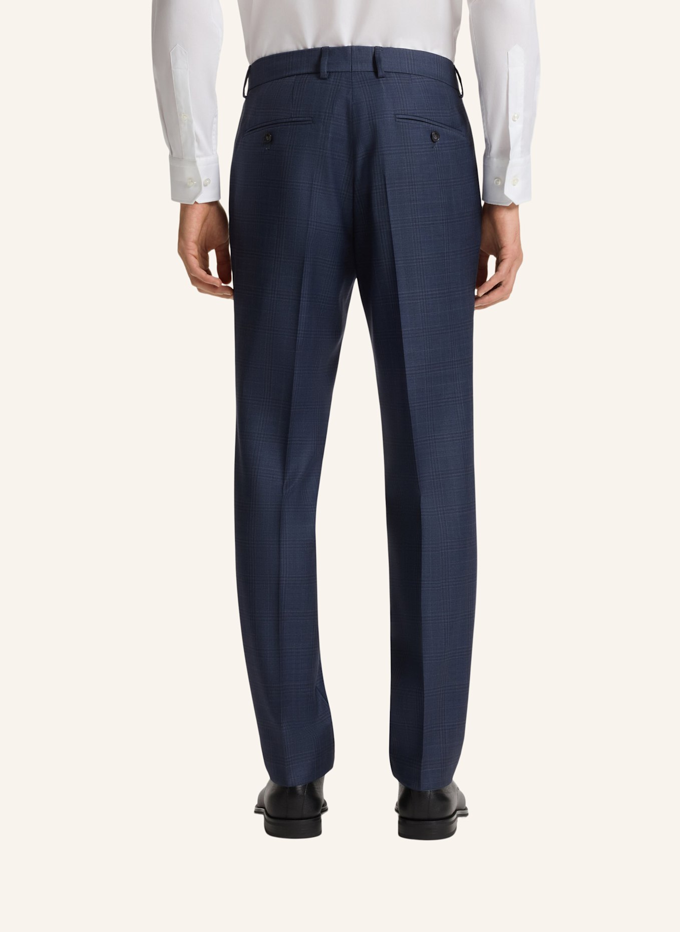 BOSS Business Anzug H-HUGE-2PCS-253 Slim Fit: DUNKELBLAU