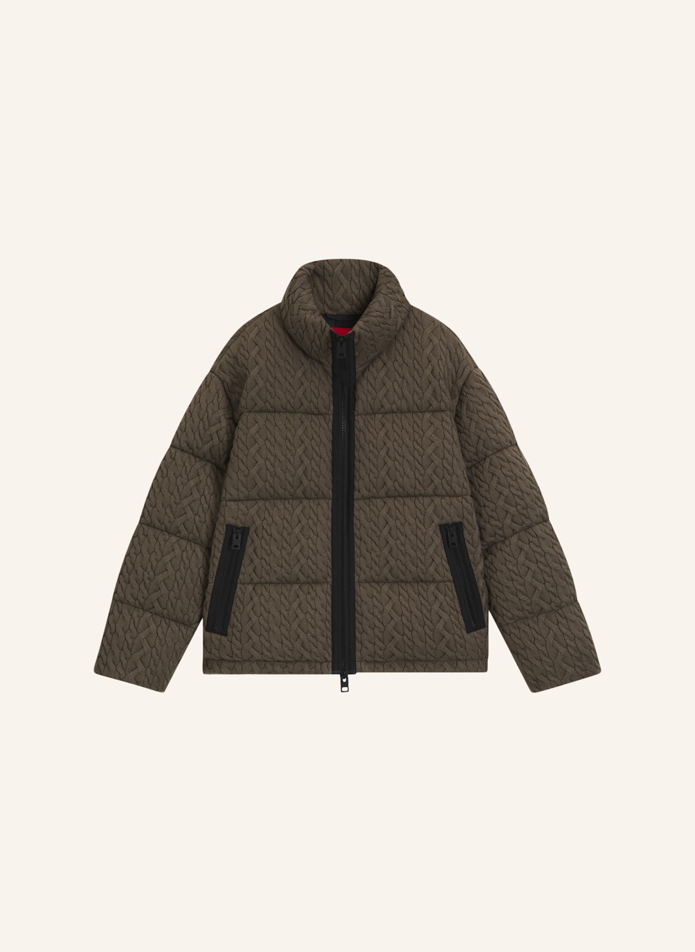 HUGO Casual Jacke BENOVO2541 Regular Fit: GRAU