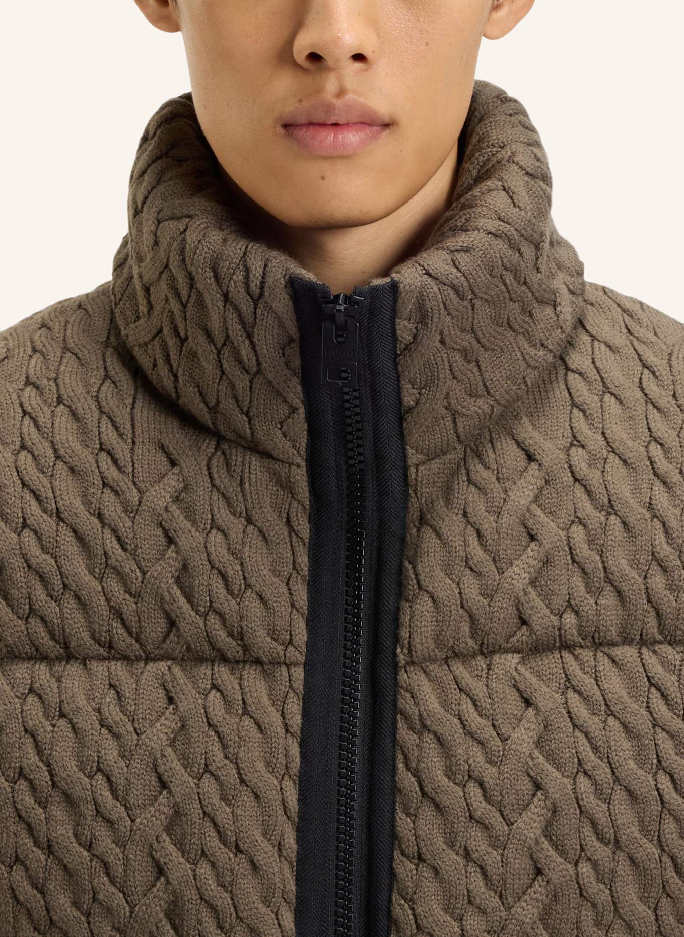 HUGO Casual Jacke BENOVO2541 Regular Fit: GRAU