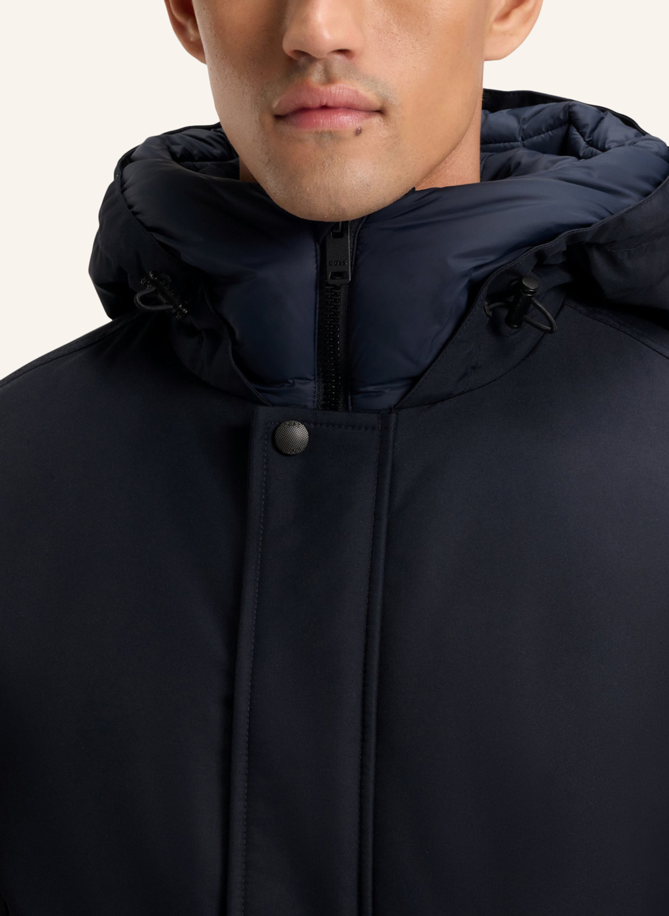 BOSS Casual Jacke OSIS1 Relaxed Fit: DUNKELBLAU