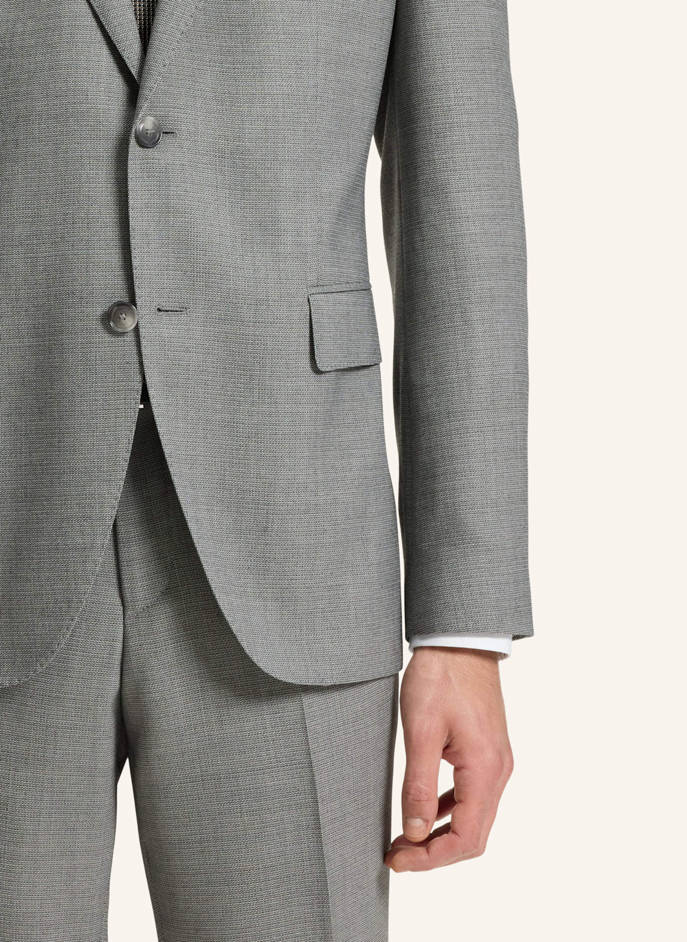 BOSS Anzug JECKSON Regular Fit: SILBER