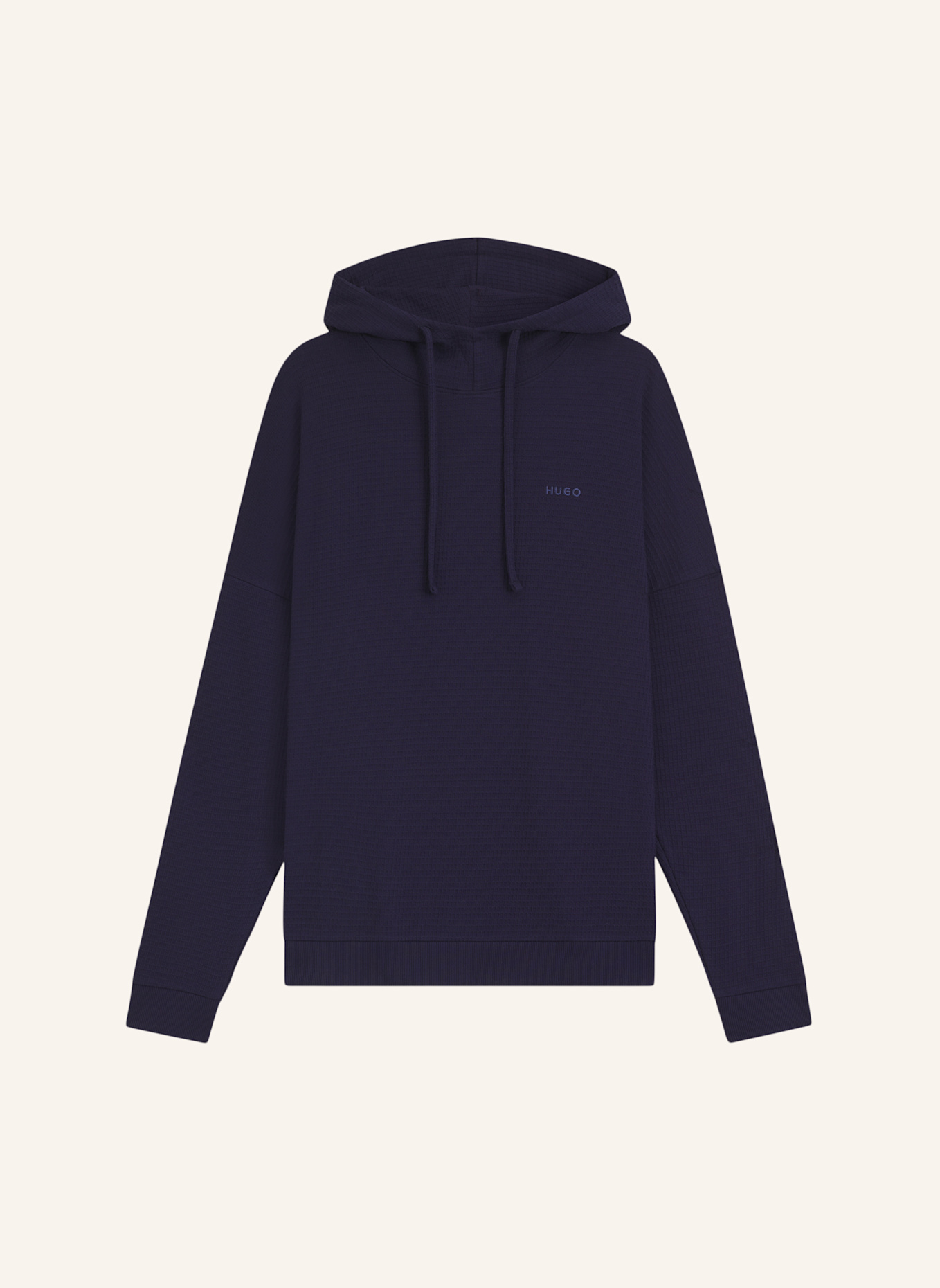 HUGO Loungewear Oberteil AUSTIN HOODIE Relaxed Fit: DUNKELBLAU