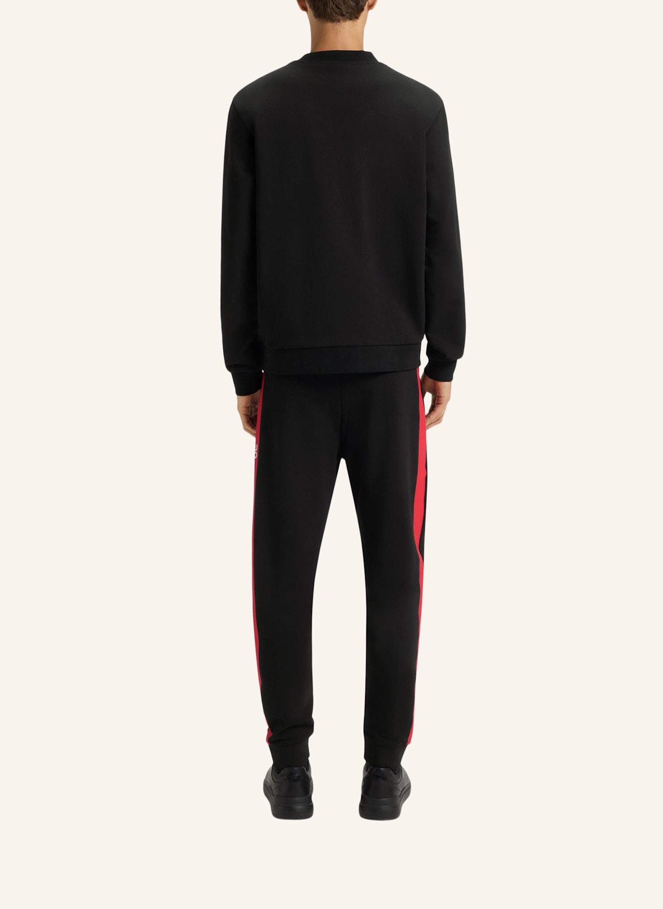 HUGO Sweatshirt DSAMP_IN Regular Fit: SCHWARZ