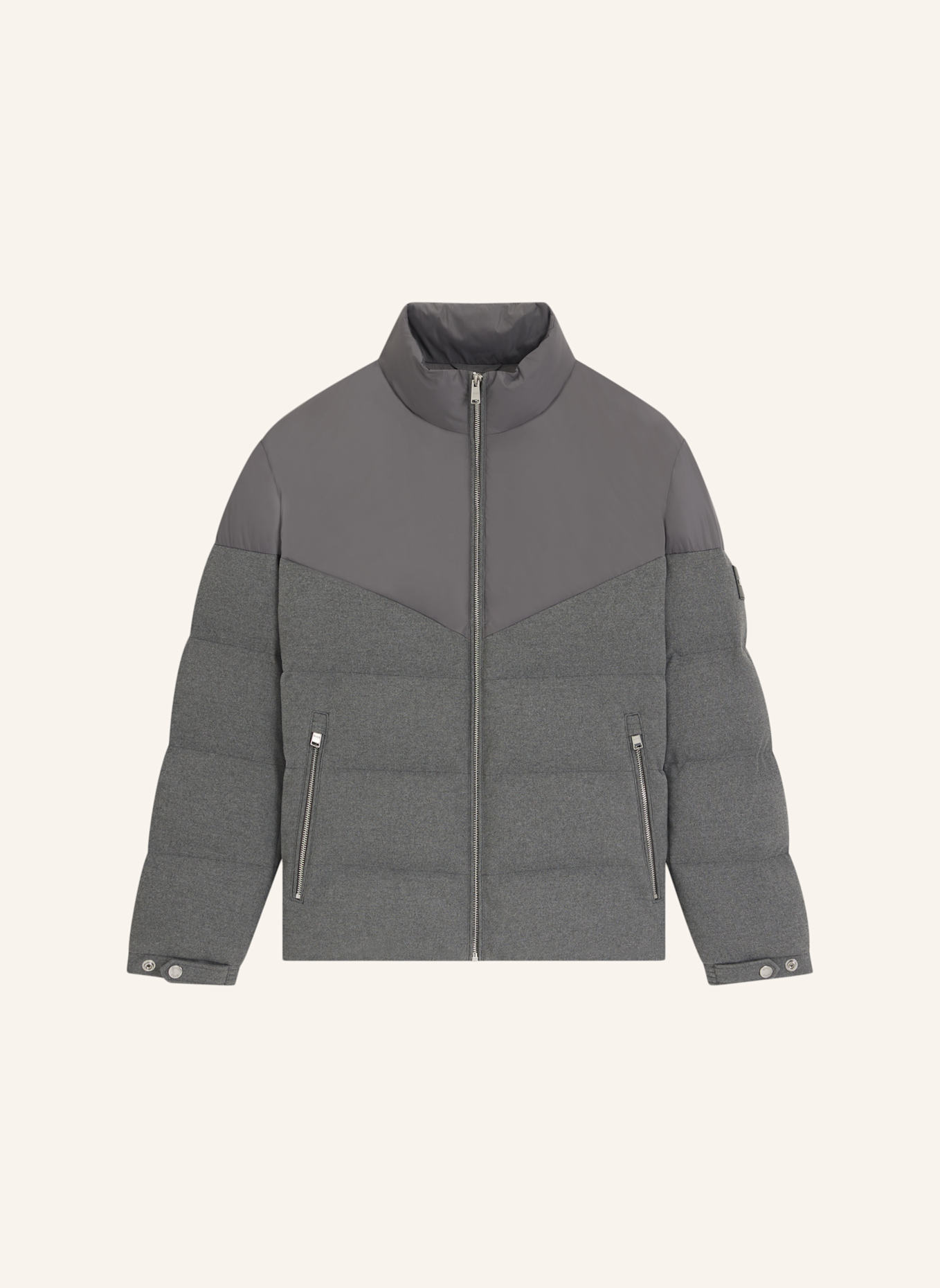 BOSS Casual Jacke H-CLANELLO1: GRAU