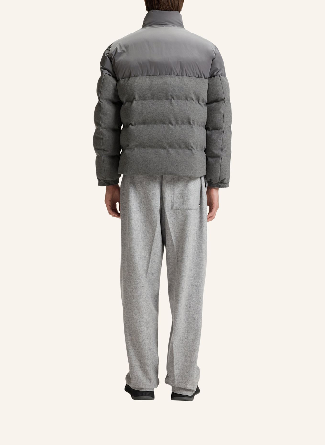 BOSS Casual Jacke H-CLANELLO1: GRAU