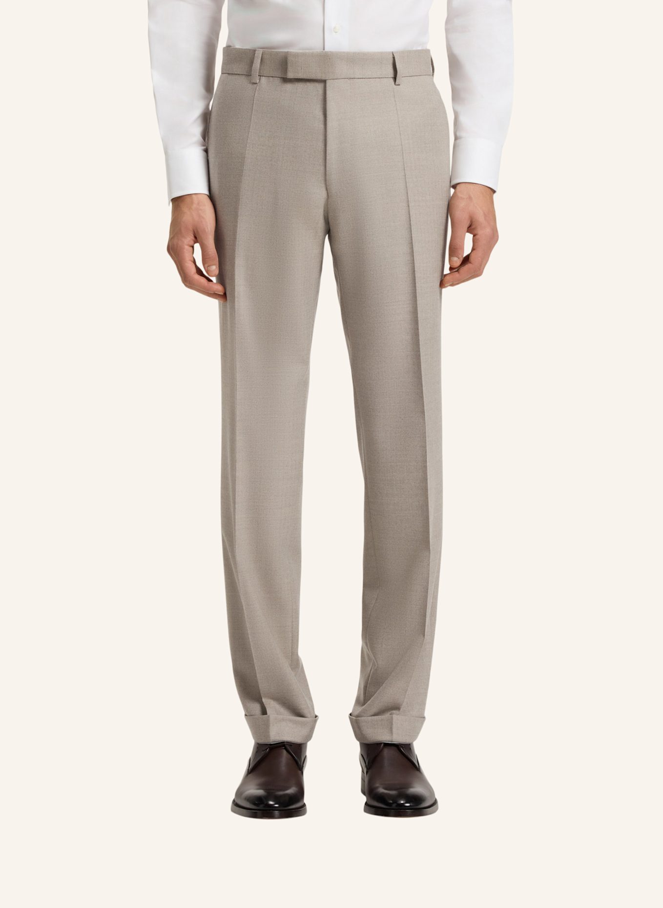 BOSS Business Anzug L-JEFF-2PCS-254 Regular Fit: BEIGE