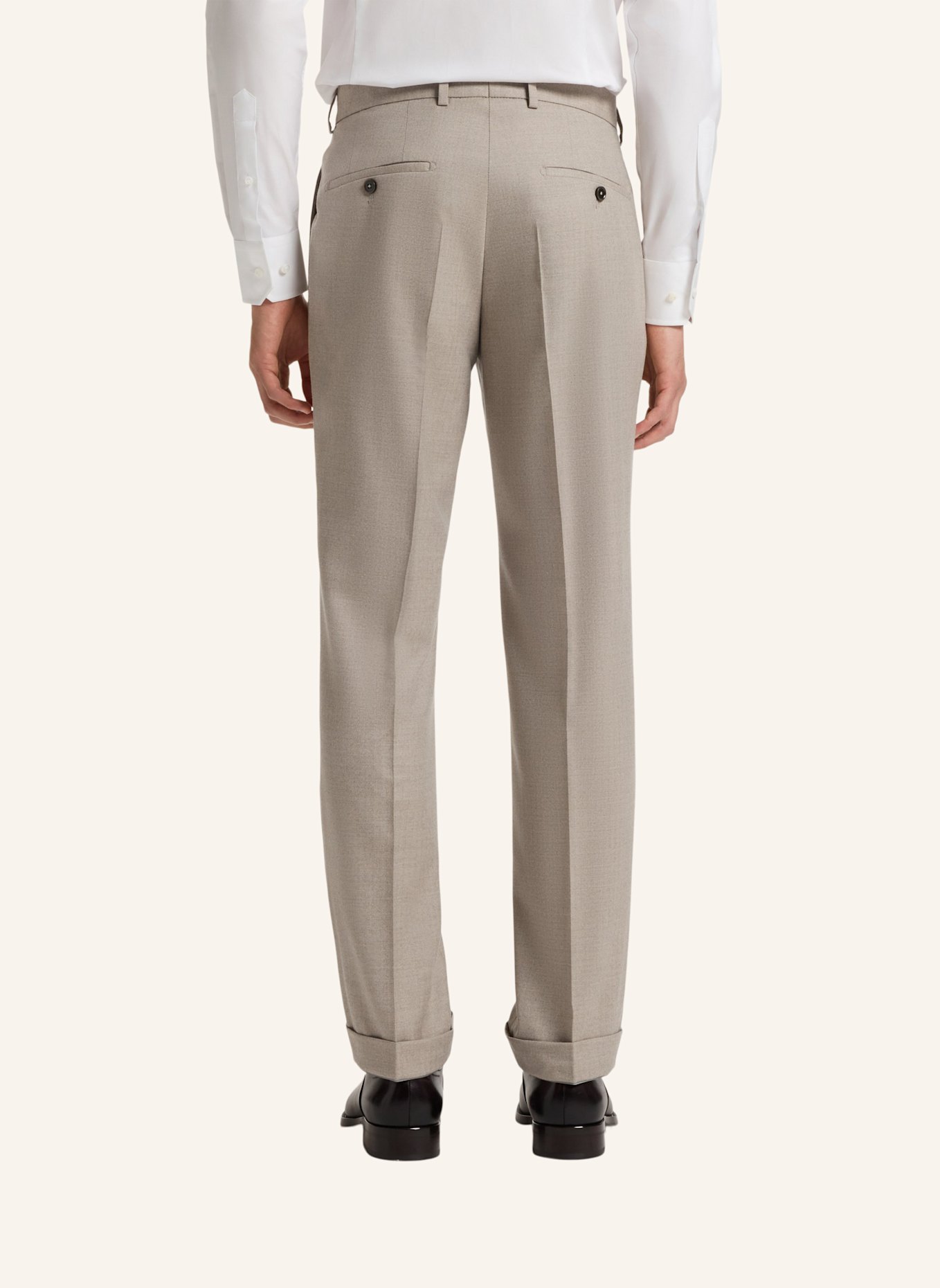 BOSS Business Anzug L-JEFF-2PCS-254 Regular Fit: BEIGE