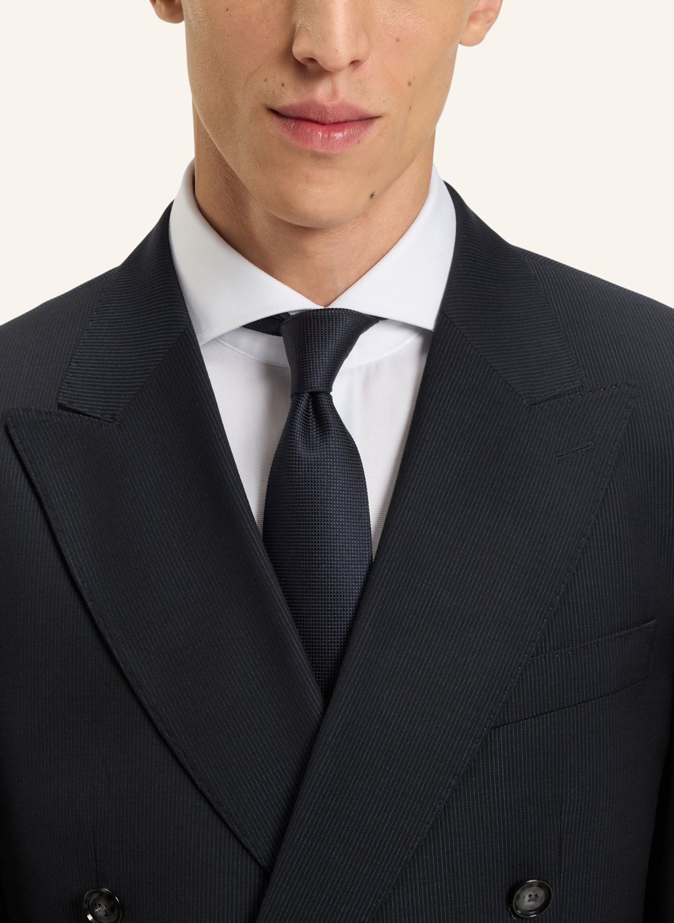 BOSS Business Anzug H-HUGE-2PCS-DB-254 Slim Fit: DUNKELBLAU