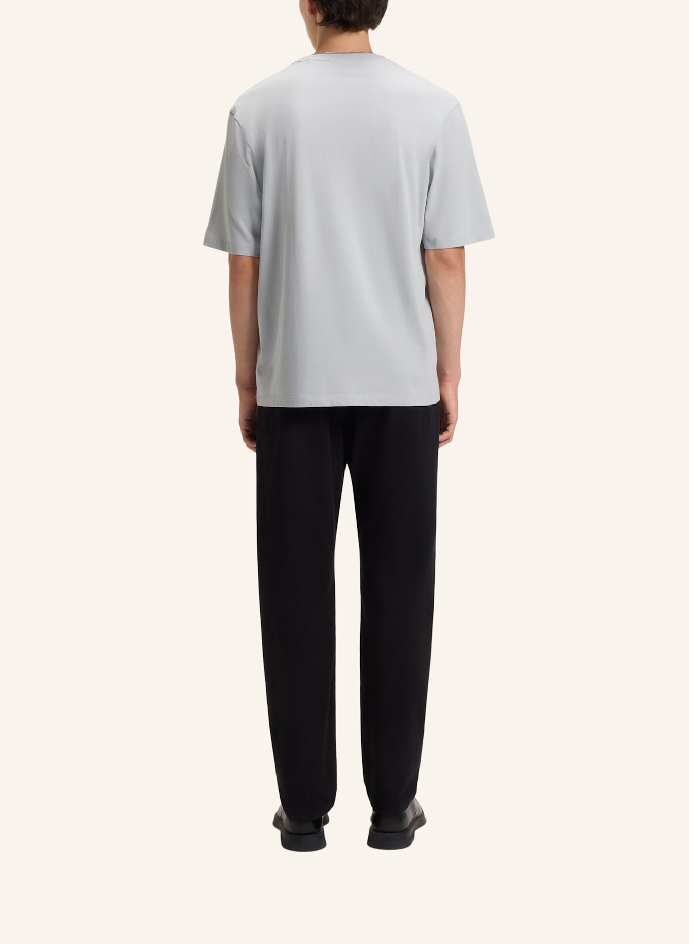 HUGO T-Shirt DLEEK_IN Relaxed Fit: HELLGRAU