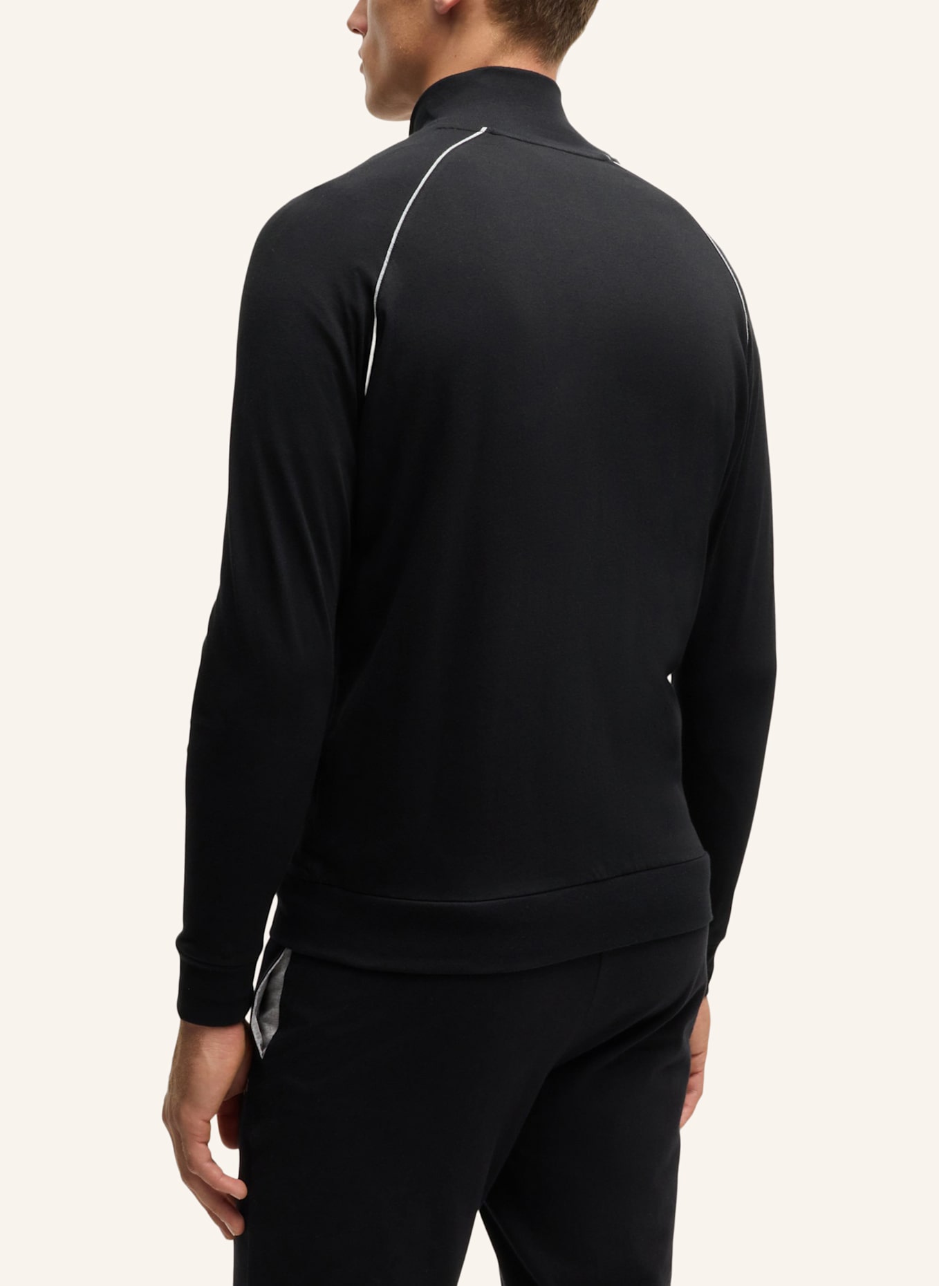 BOSS Lounge-Jacke: SCHWARZ