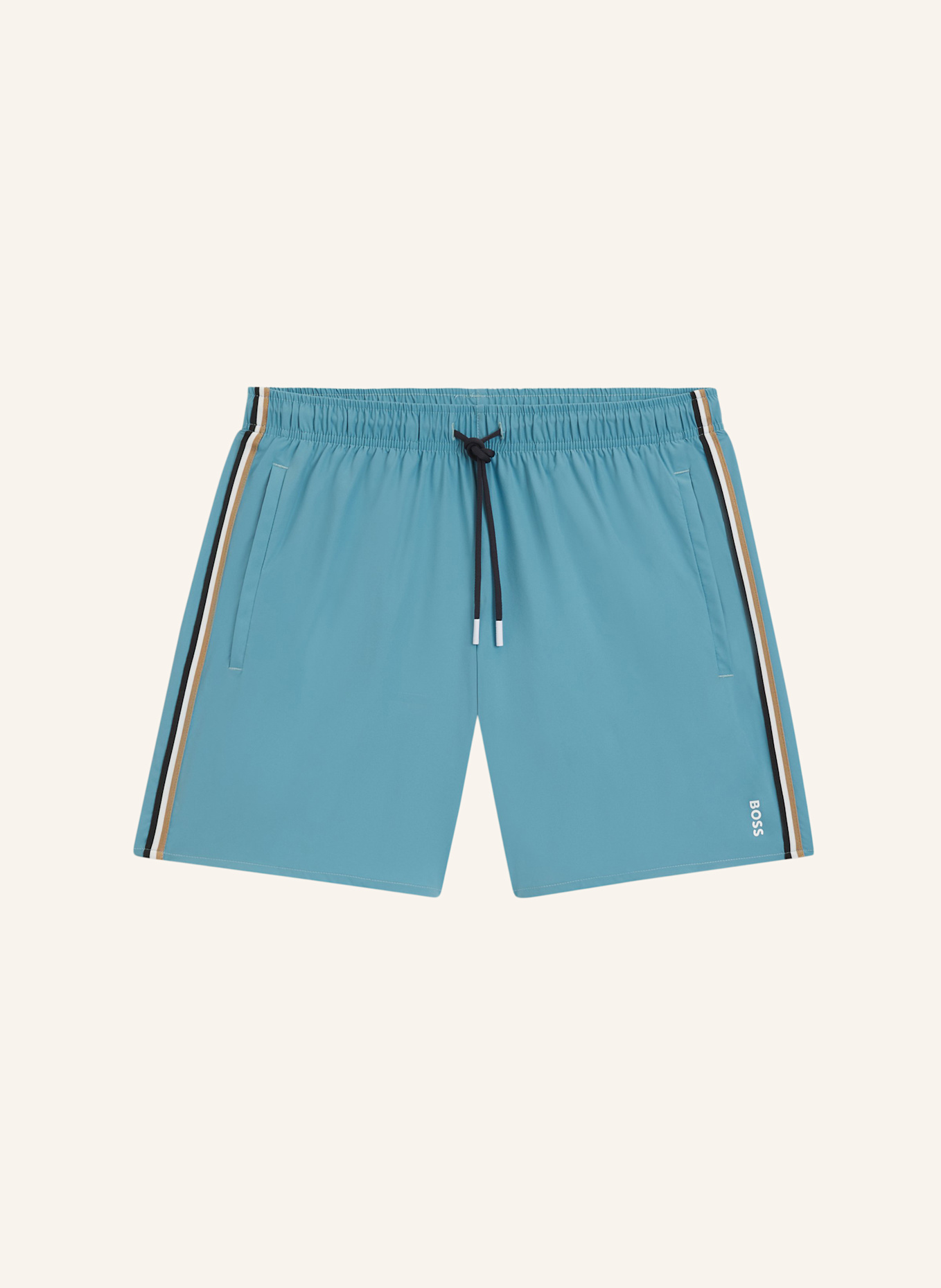BOSS Badeshorts ICONIC: HELLBLAU