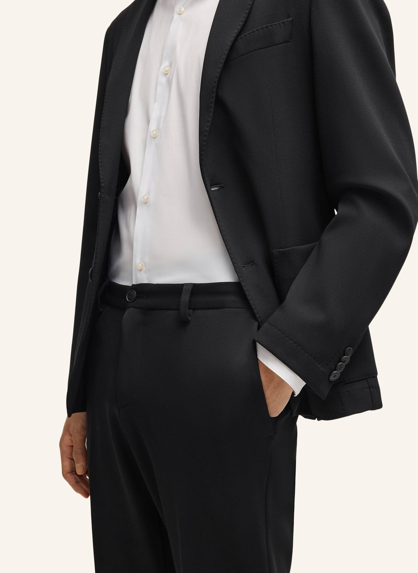 BOSS Business Hose P-GENIUS-J-CW-WG-251 Slim Fit: SCHWARZ