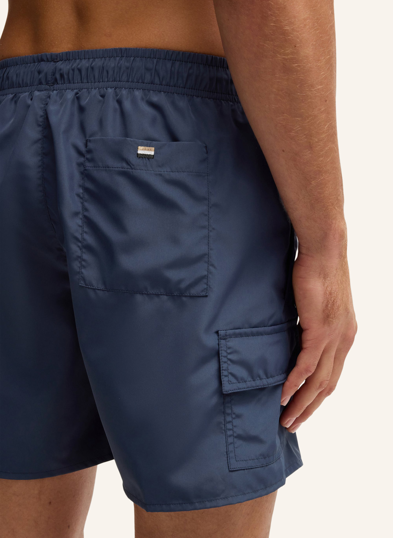 BOSS Badeshort DIVE: DUNKELBLAU