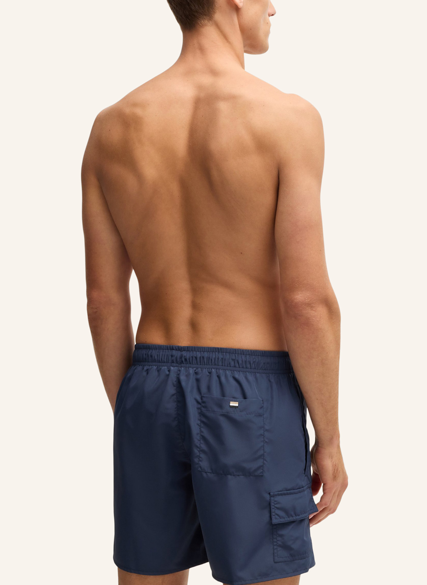 BOSS Badeshort DIVE: DUNKELBLAU