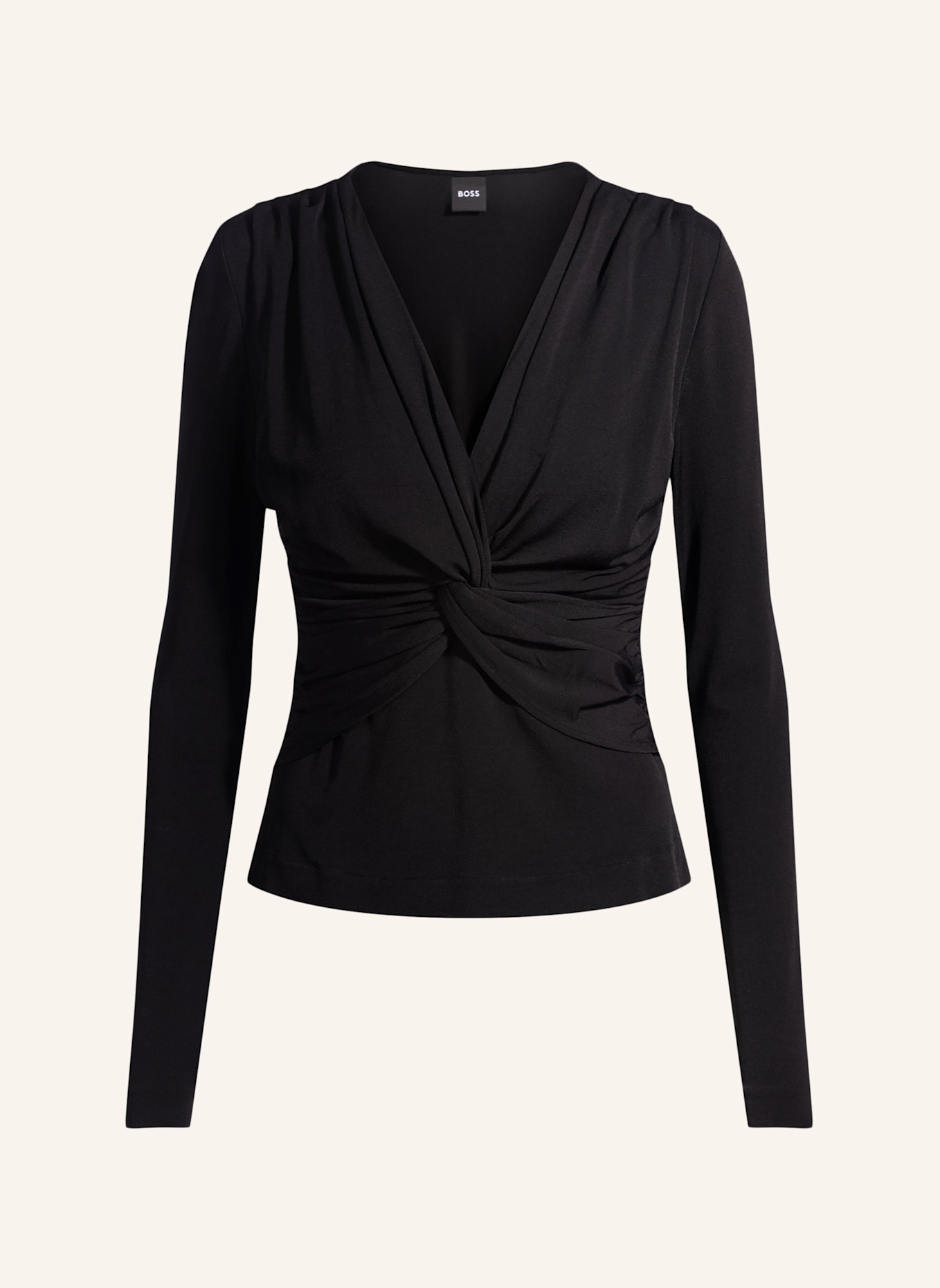 BOSS Casual Top EULORI: SCHWARZ