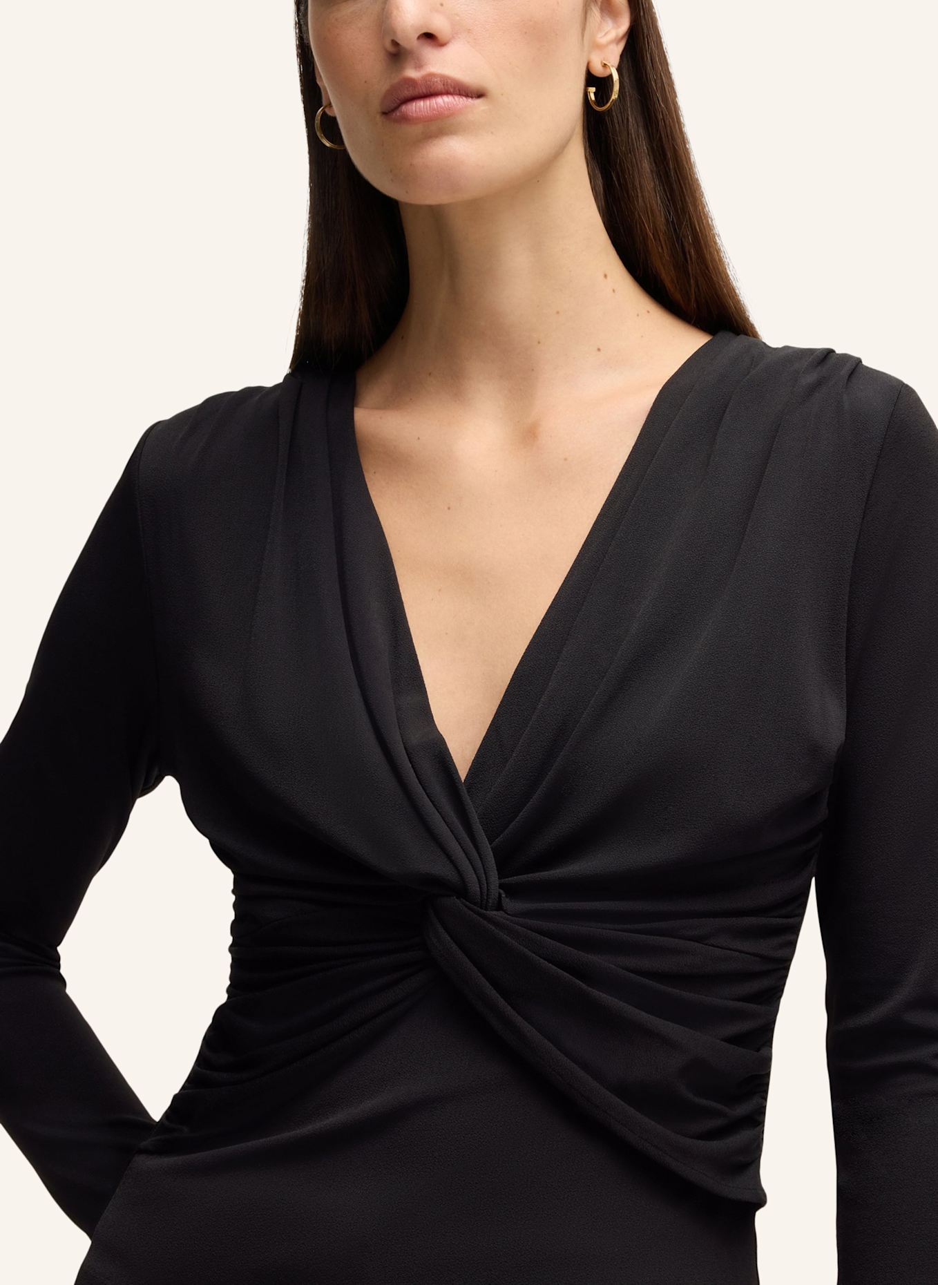 BOSS Casual Top EULORI: SCHWARZ