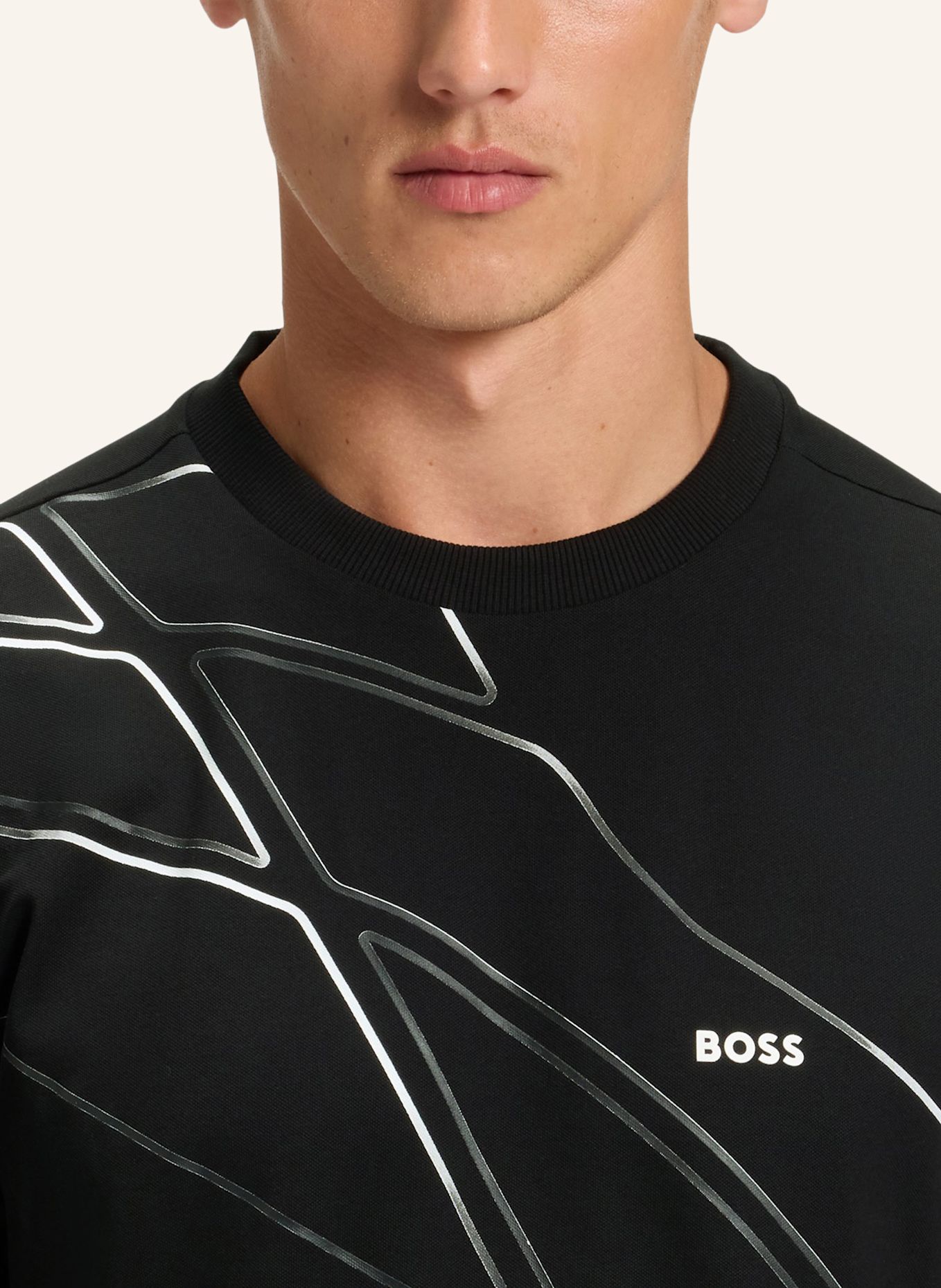 BOSS T-Shirt TEE 10_IN: SCHWARZ
