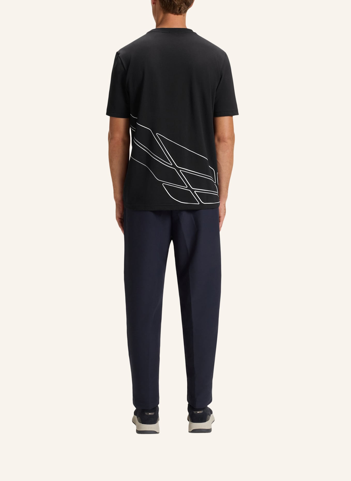 BOSS T-Shirt TEE 10_IN: DUNKELBLAU