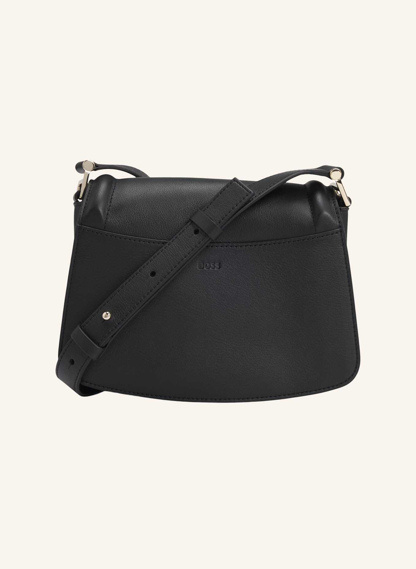 BOSS Crossbody-Tasche ARIELL SADDLE M: SCHWARZ