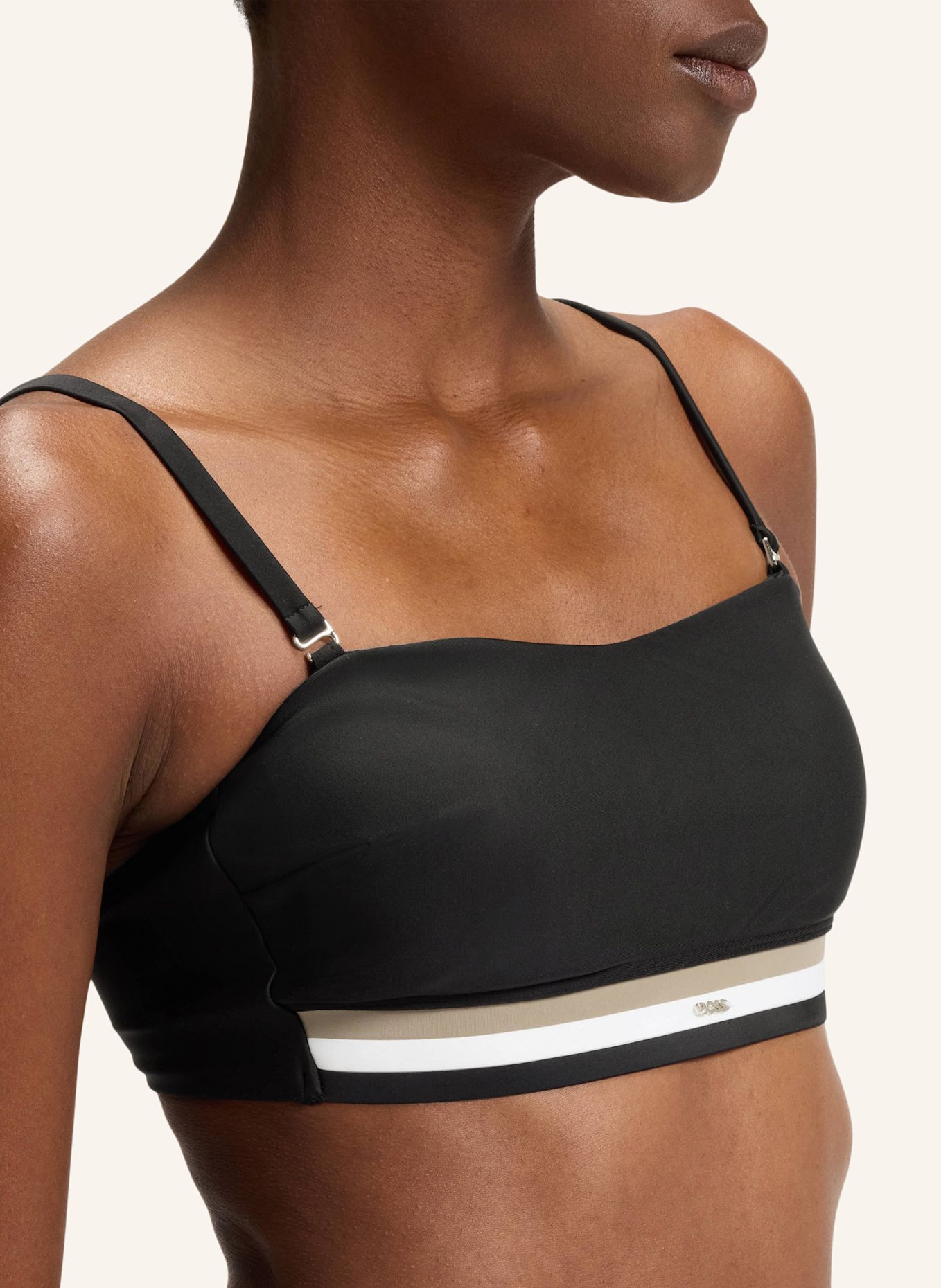 BOSS Bikini-Unterteil ICONIC HW BRAZILIAN: SCHWARZ