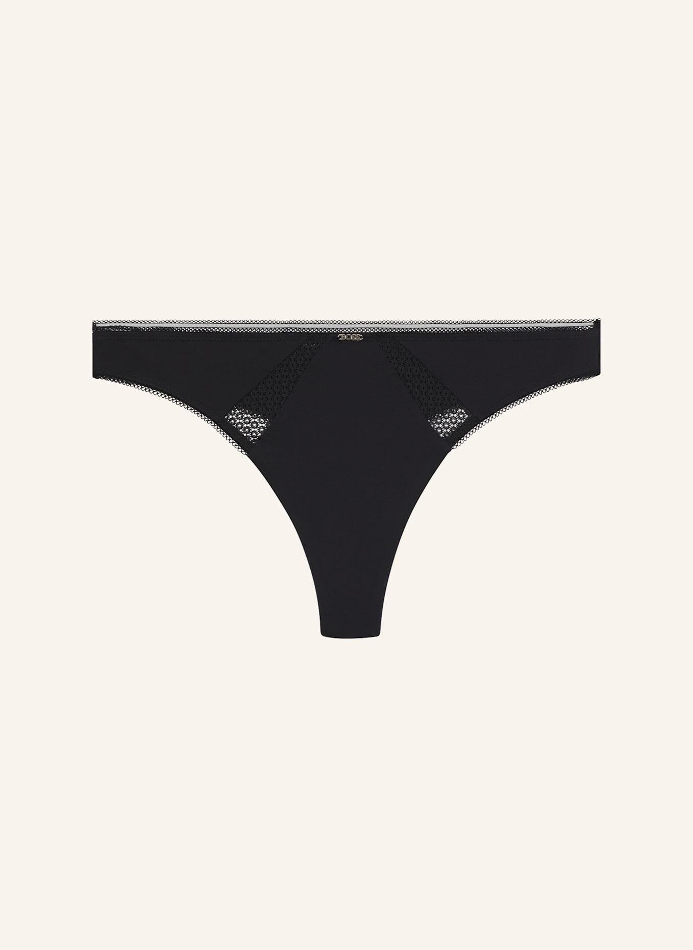 BOSS Slip THONG_B.PURE: SCHWARZ