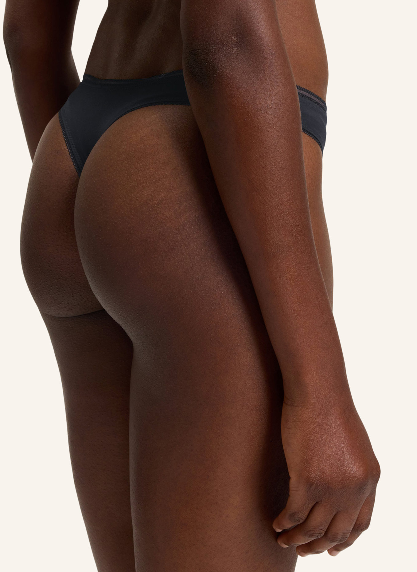 BOSS Slip THONG_B.PURE: SCHWARZ