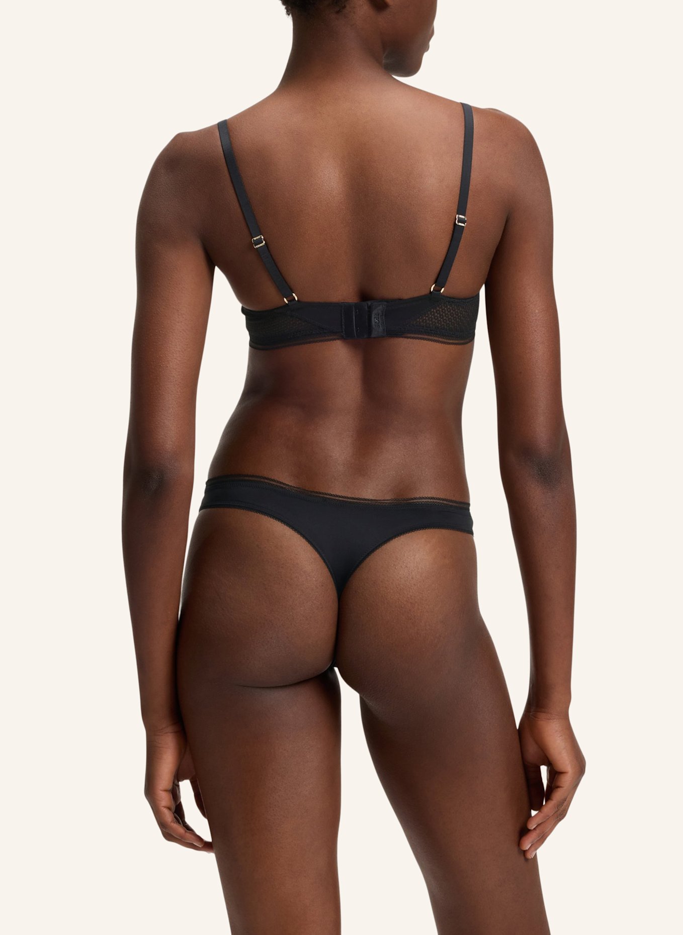 BOSS Slip THONG_B.PURE: SCHWARZ