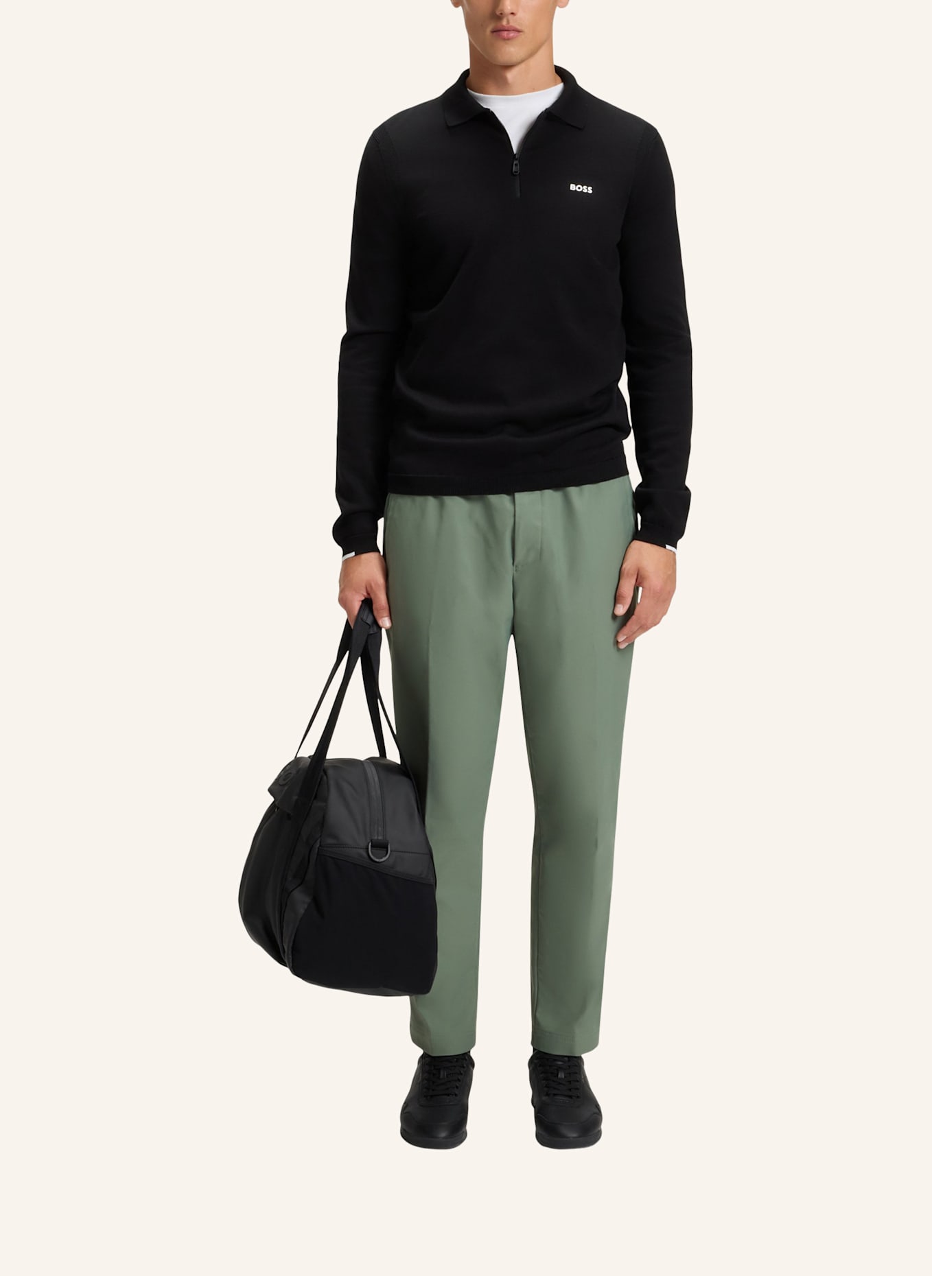 BOSS Casual Hose T_FLEX TEKCO Tapered Fit: GRÜN