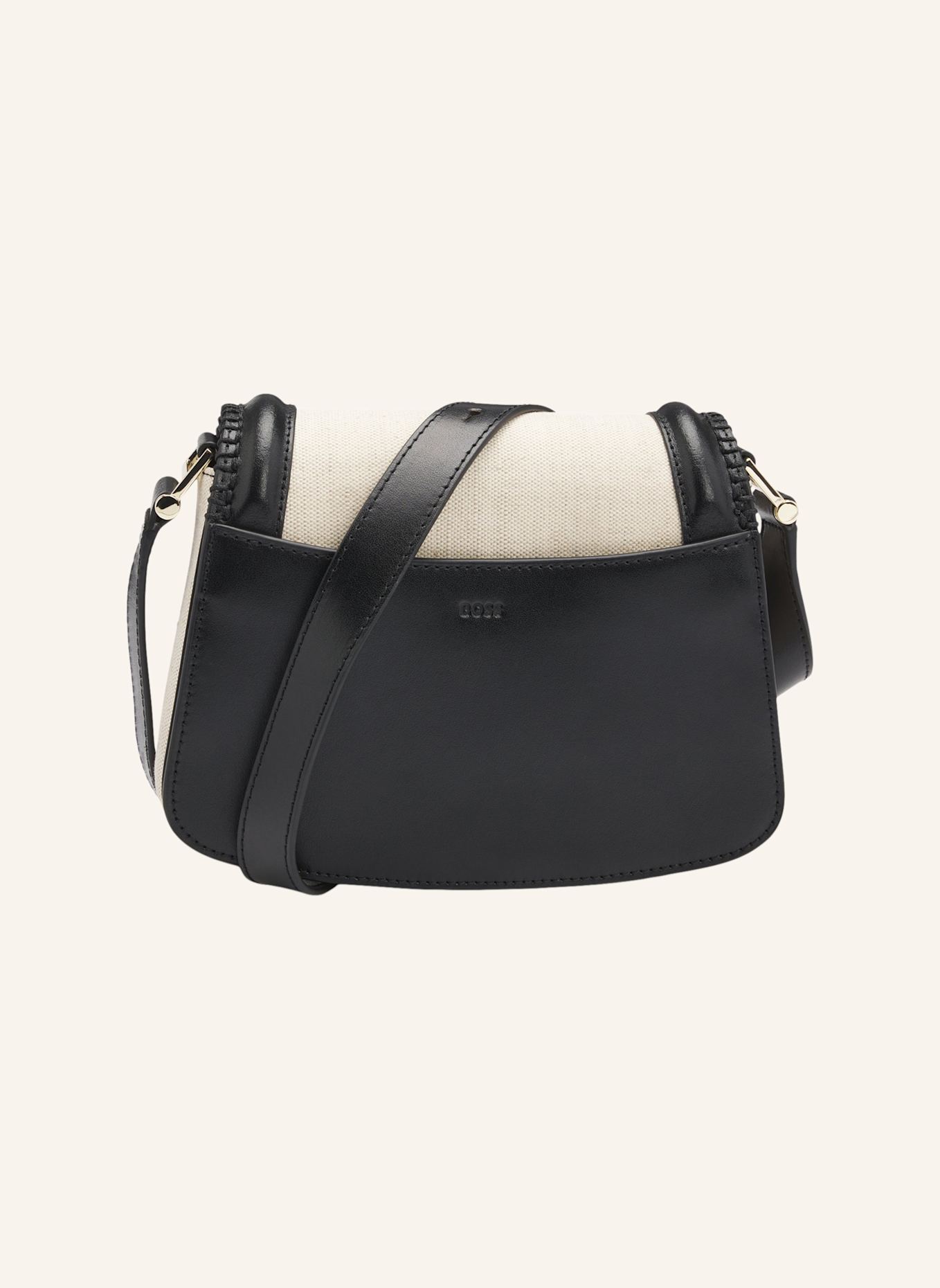 BOSS Crossbody-Tasche ARIELL SADDLE CL: WEISS
