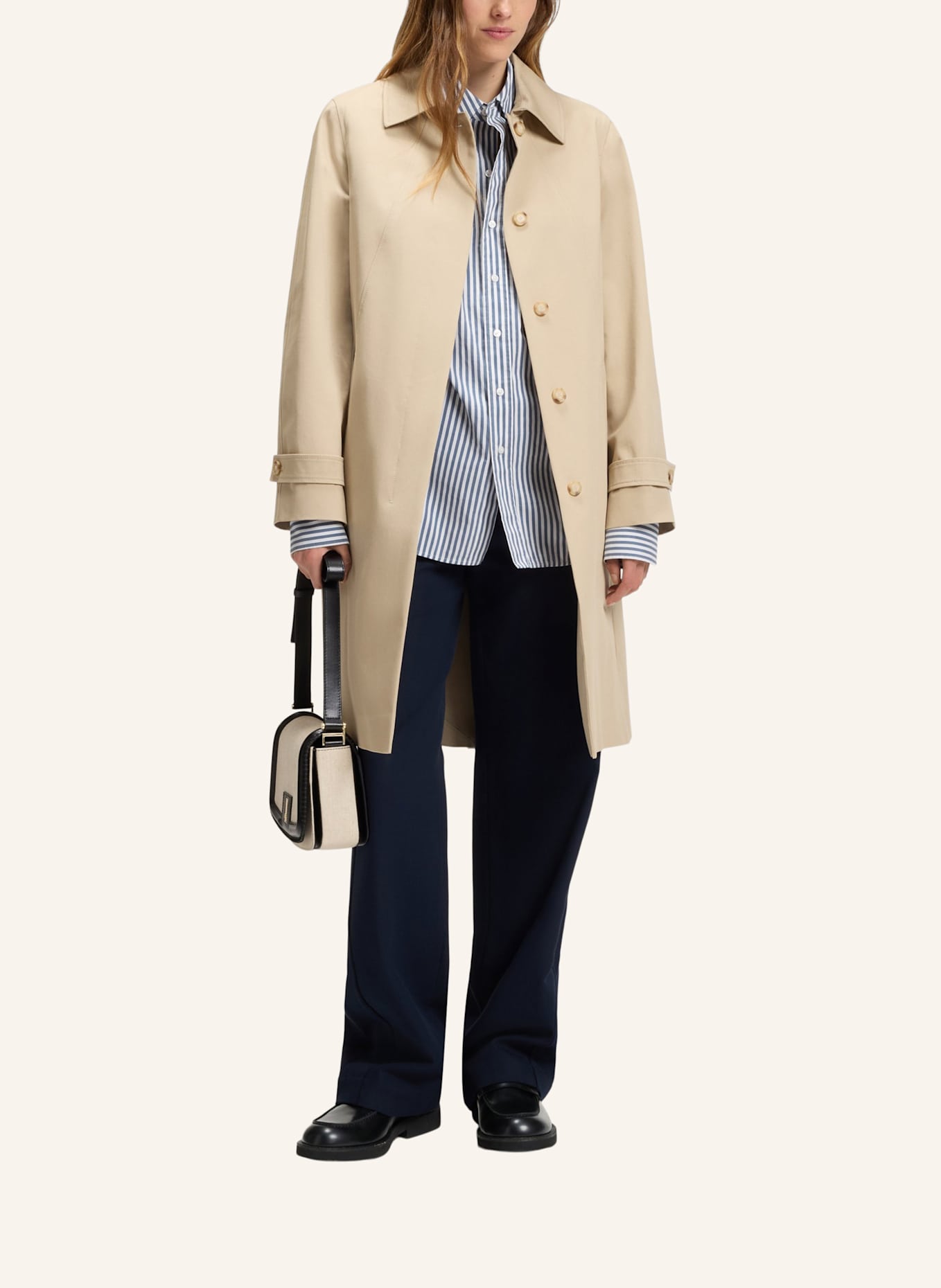 BOSS Crossbody-Tasche ARIELL SADDLE CL: WEISS