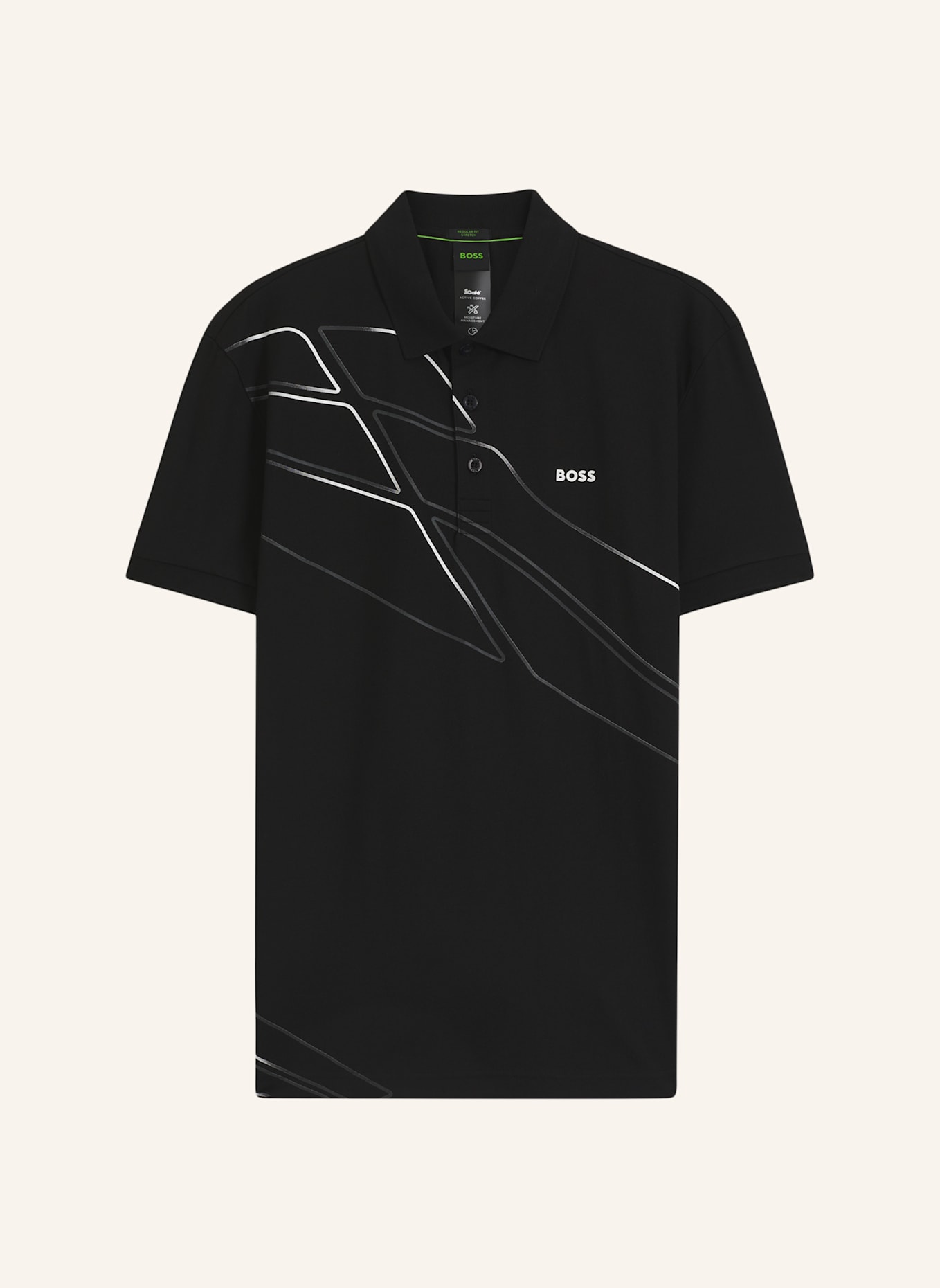 BOSS Poloshirt PADDY 3_IN: SCHWARZ