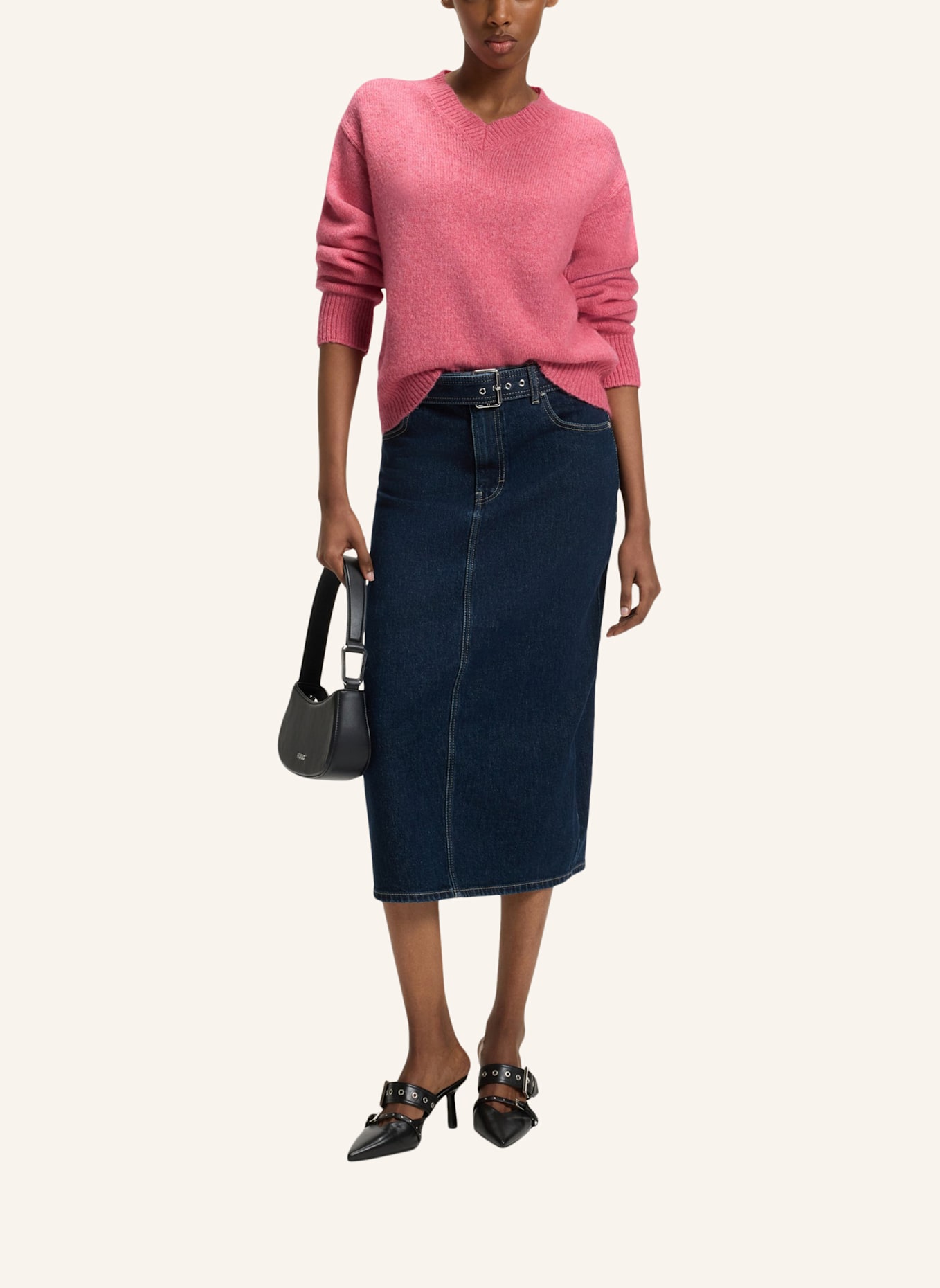 HUGO Pullover SOLANU: PINK