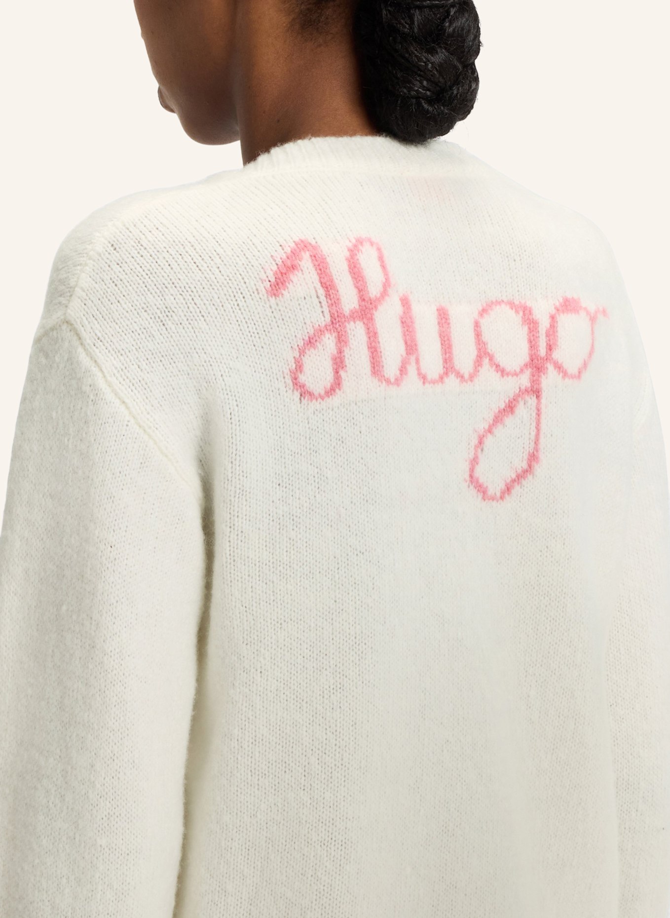 HUGO Pullover SOLANU: WEISS