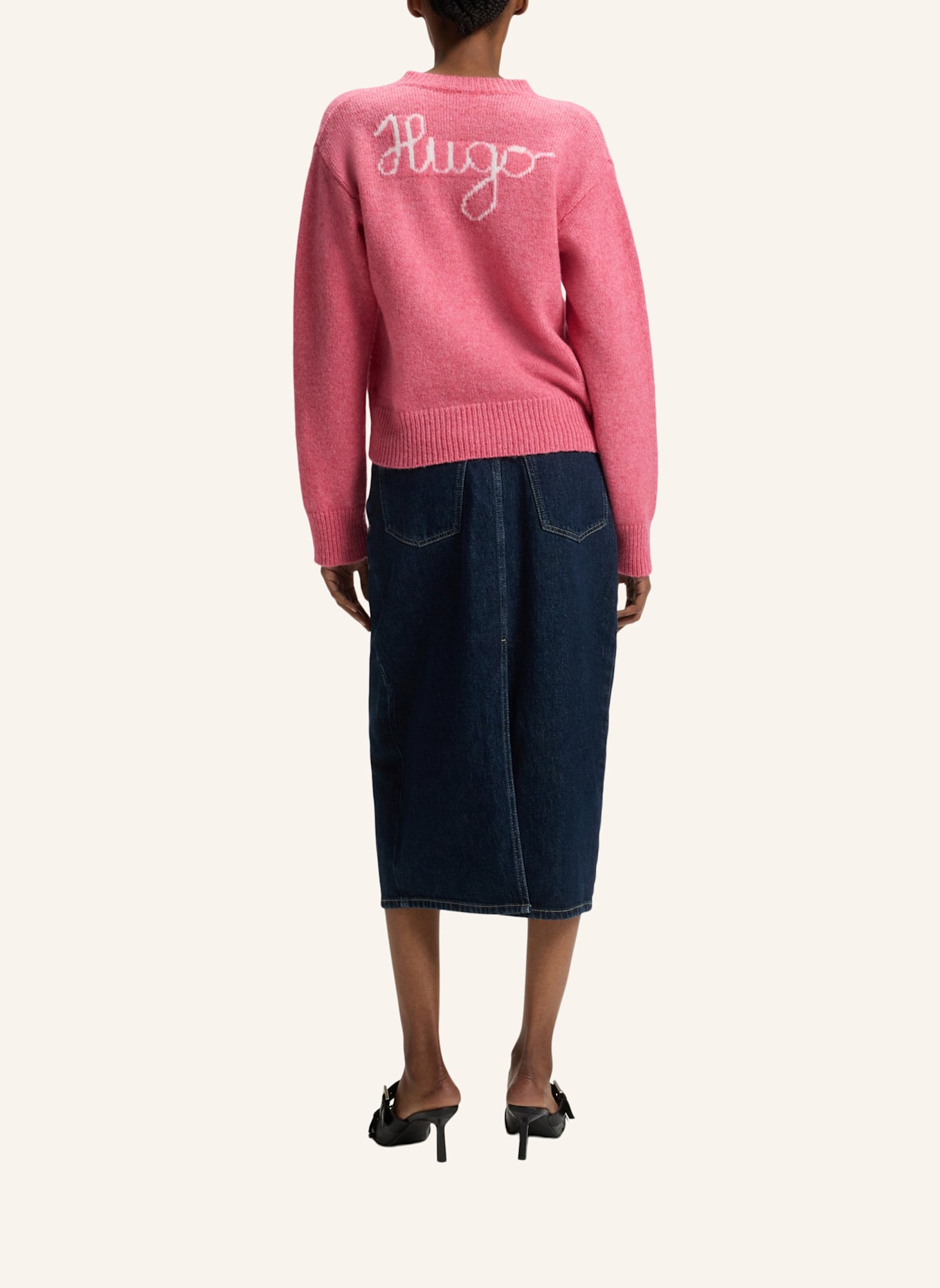 HUGO Pullover SOLANU: PINK