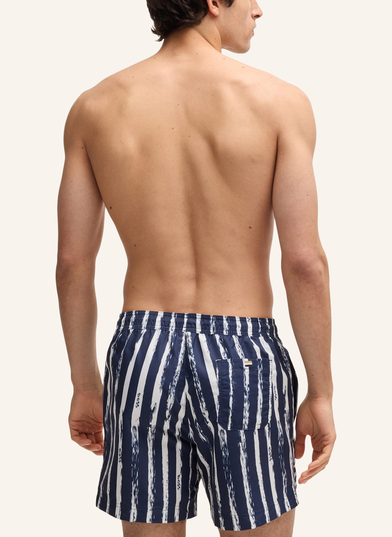 BOSS Badeshort DISCUS: DUNKELBLAU