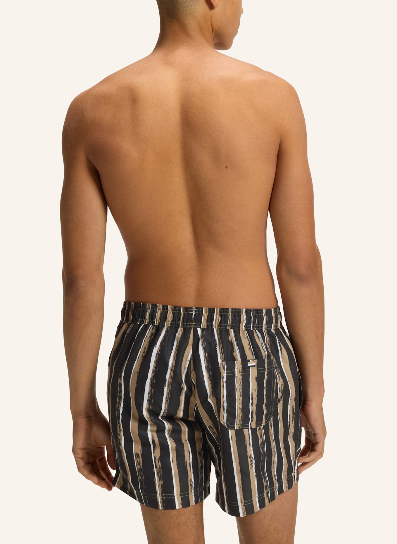 BOSS Badeshort DISCUS: SCHWARZ