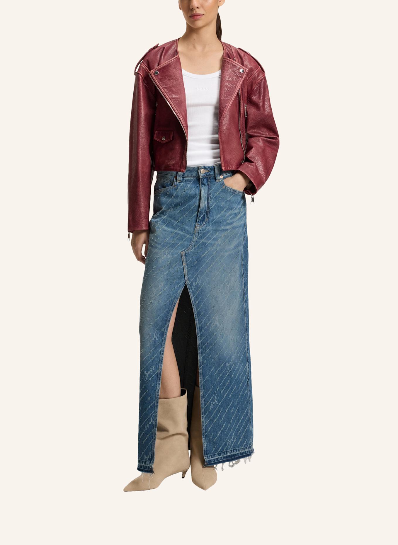 BOSS Casual Rock C_ DNM LONG SKIRT Regular Fit: BLAU