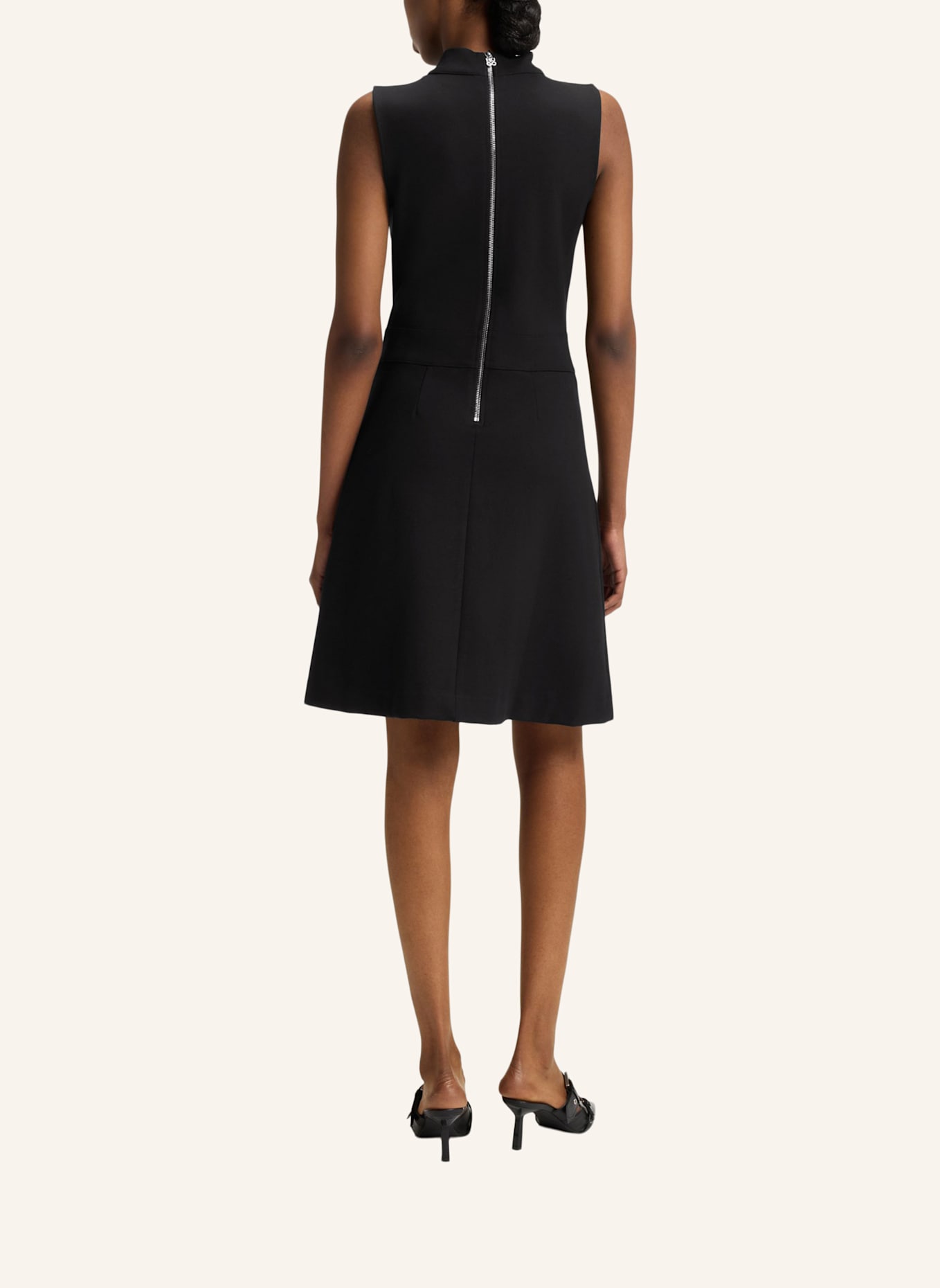 HUGO Jersey-Kleid NALVASIA: SCHWARZ