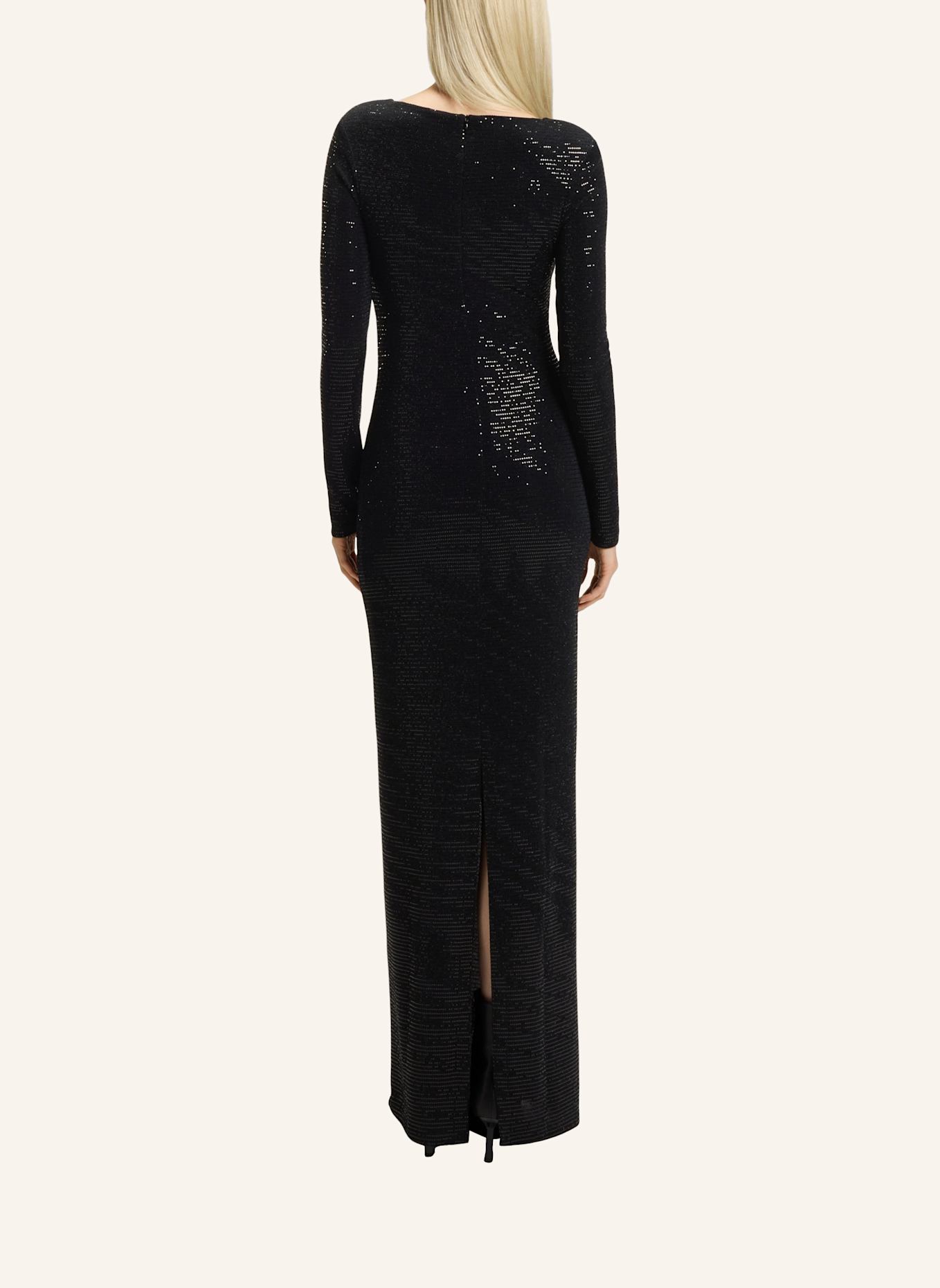 HUGO Jersey-Kleid NAMMERY Slim Fit: SCHWARZ