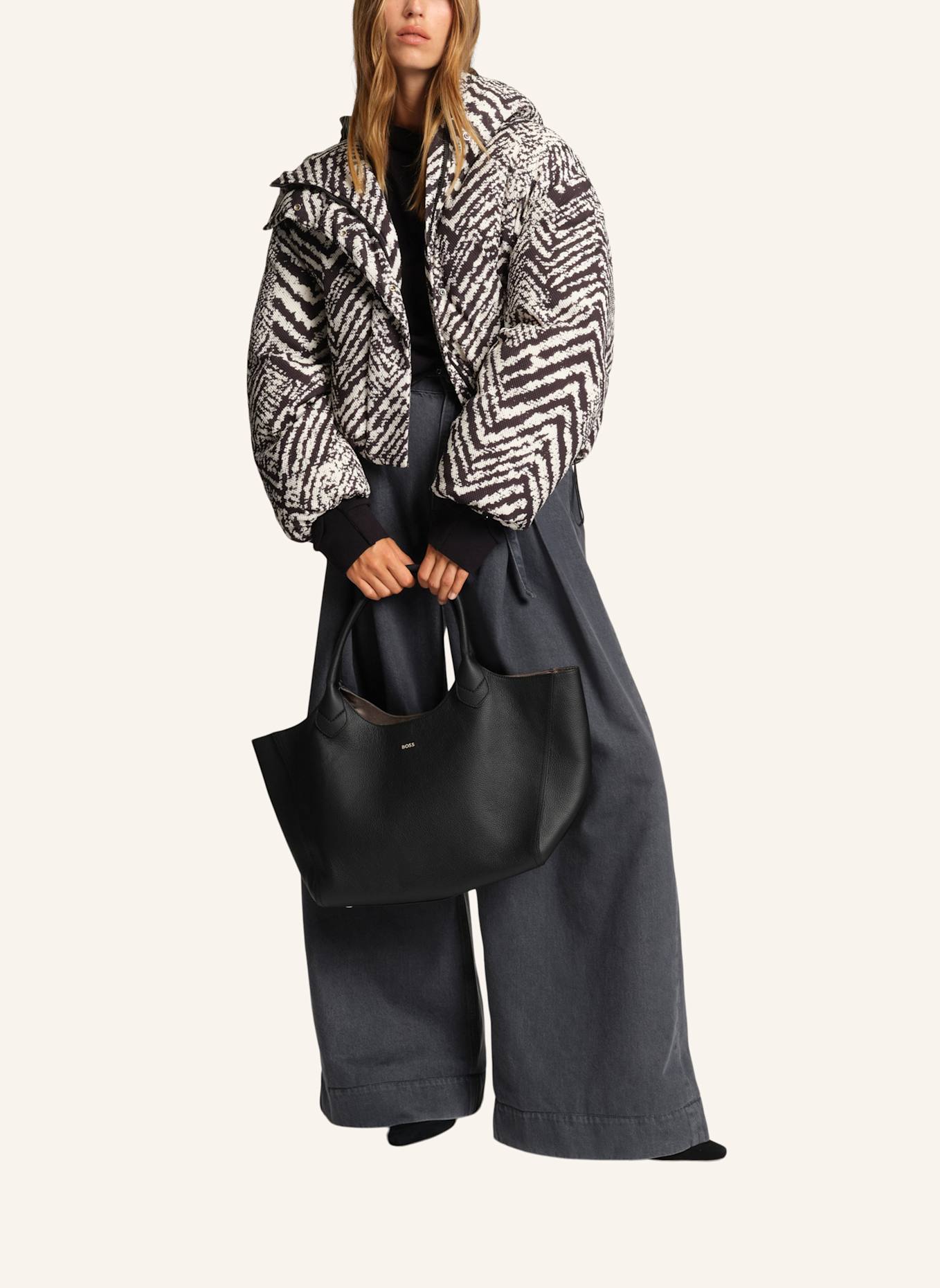 BOSS Tragetasche LENAH SMALL TOTE: SCHWARZ