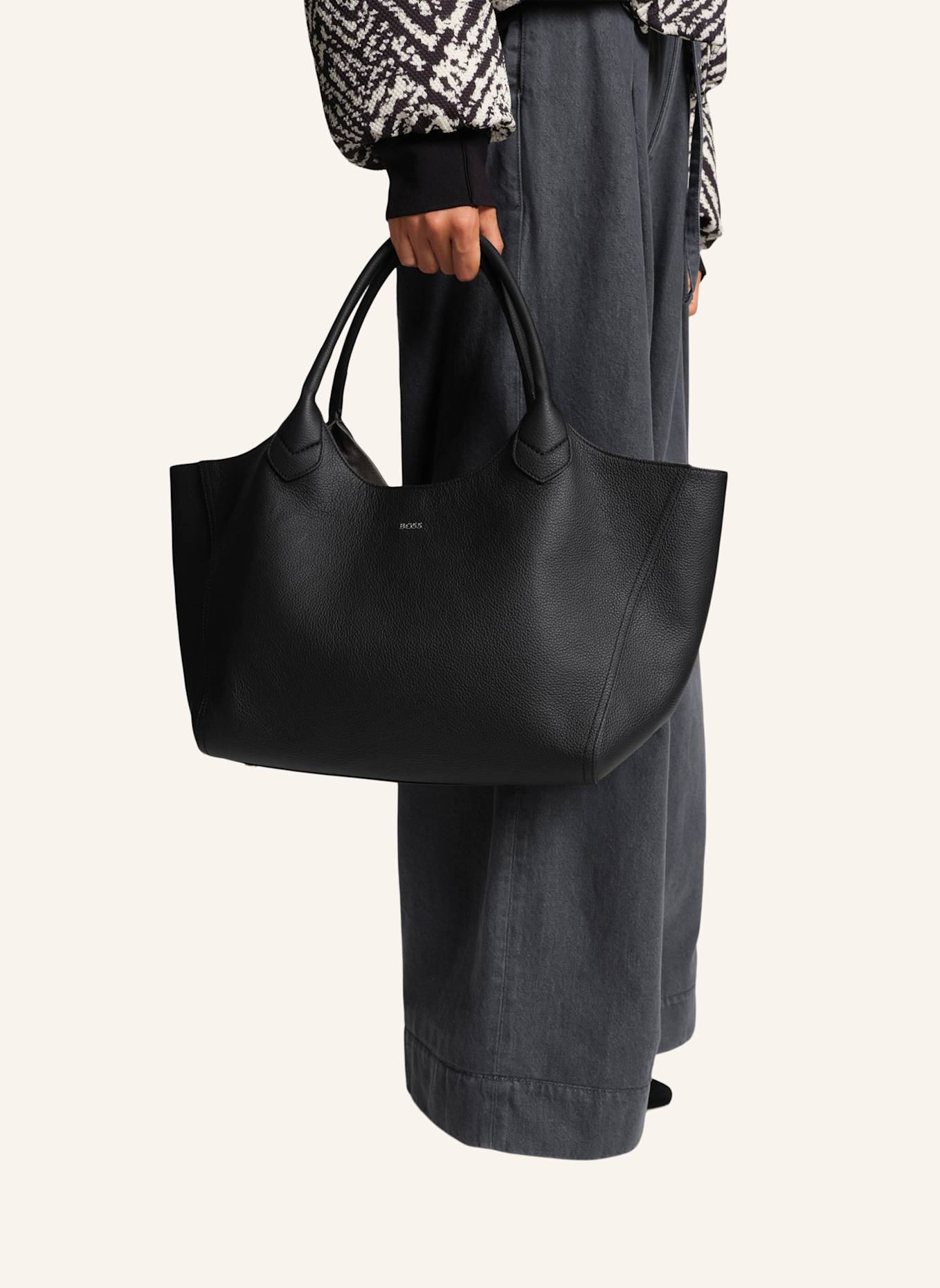 BOSS Tragetasche LENAH SMALL TOTE: SCHWARZ