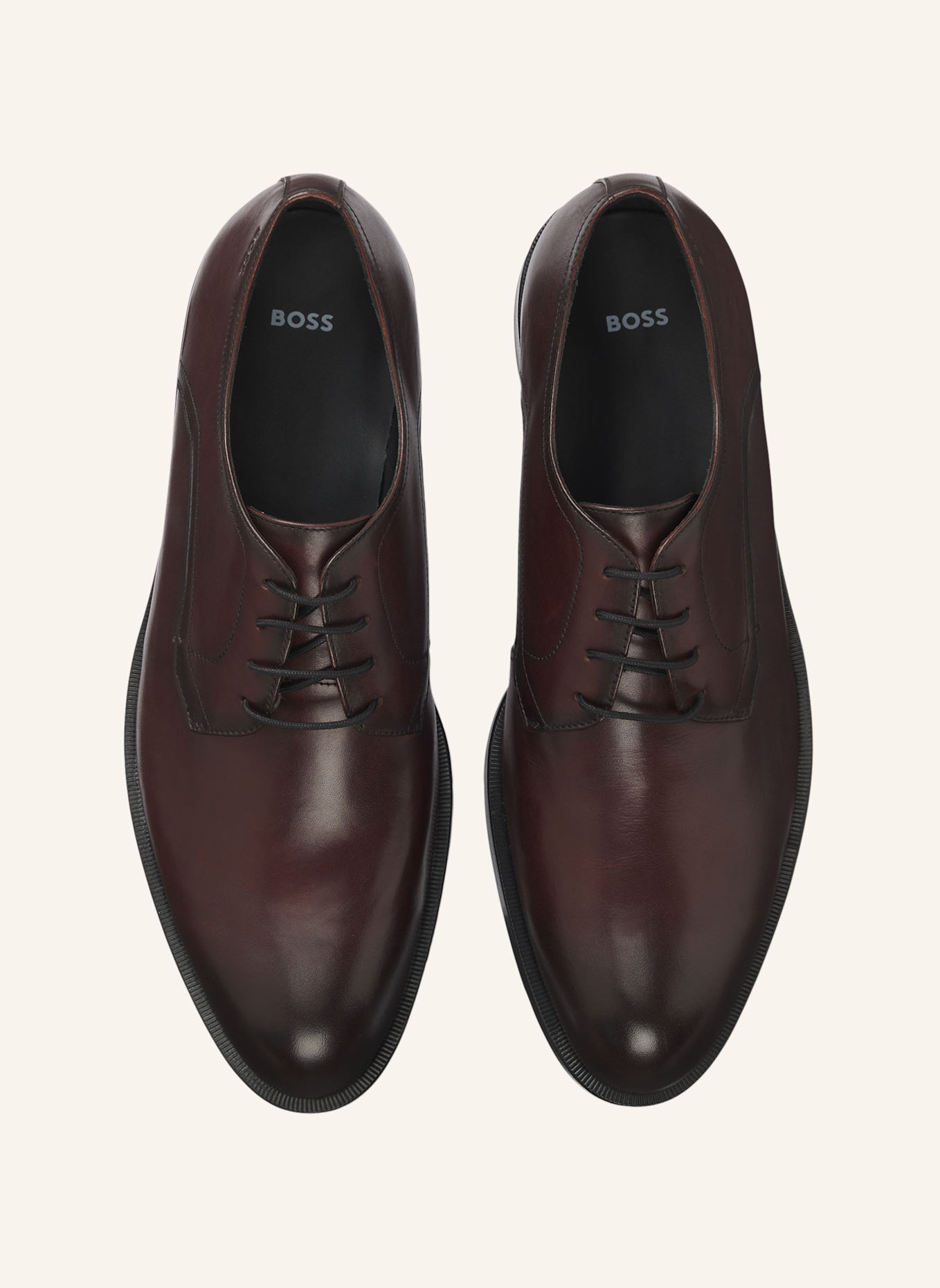 BOSS Business-Schnürschuh TAYIL-L_DERB_BUW: DUNKELROT