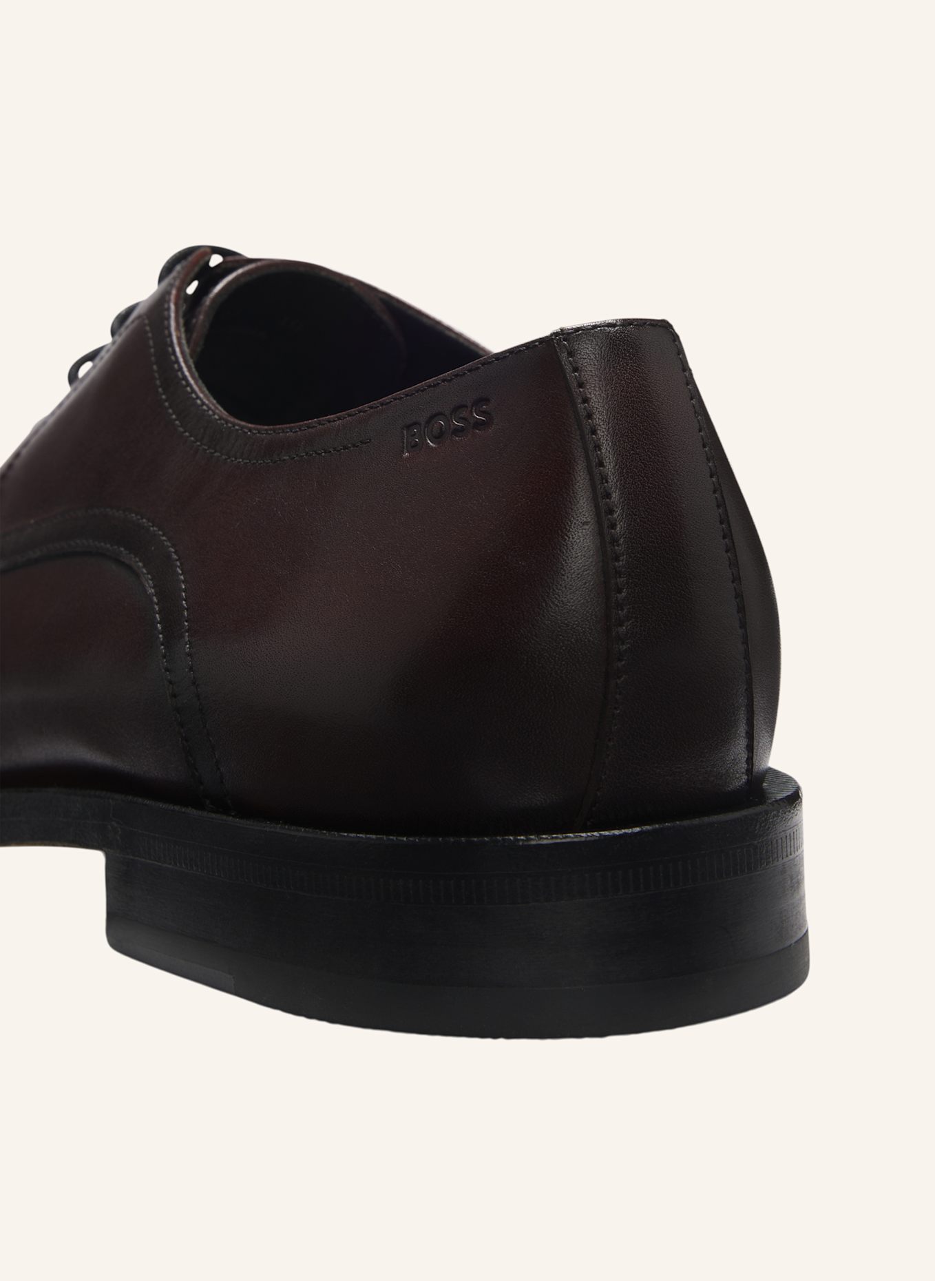 BOSS Business-Schnürschuh TAYIL-L_DERB_BUW: DUNKELROT