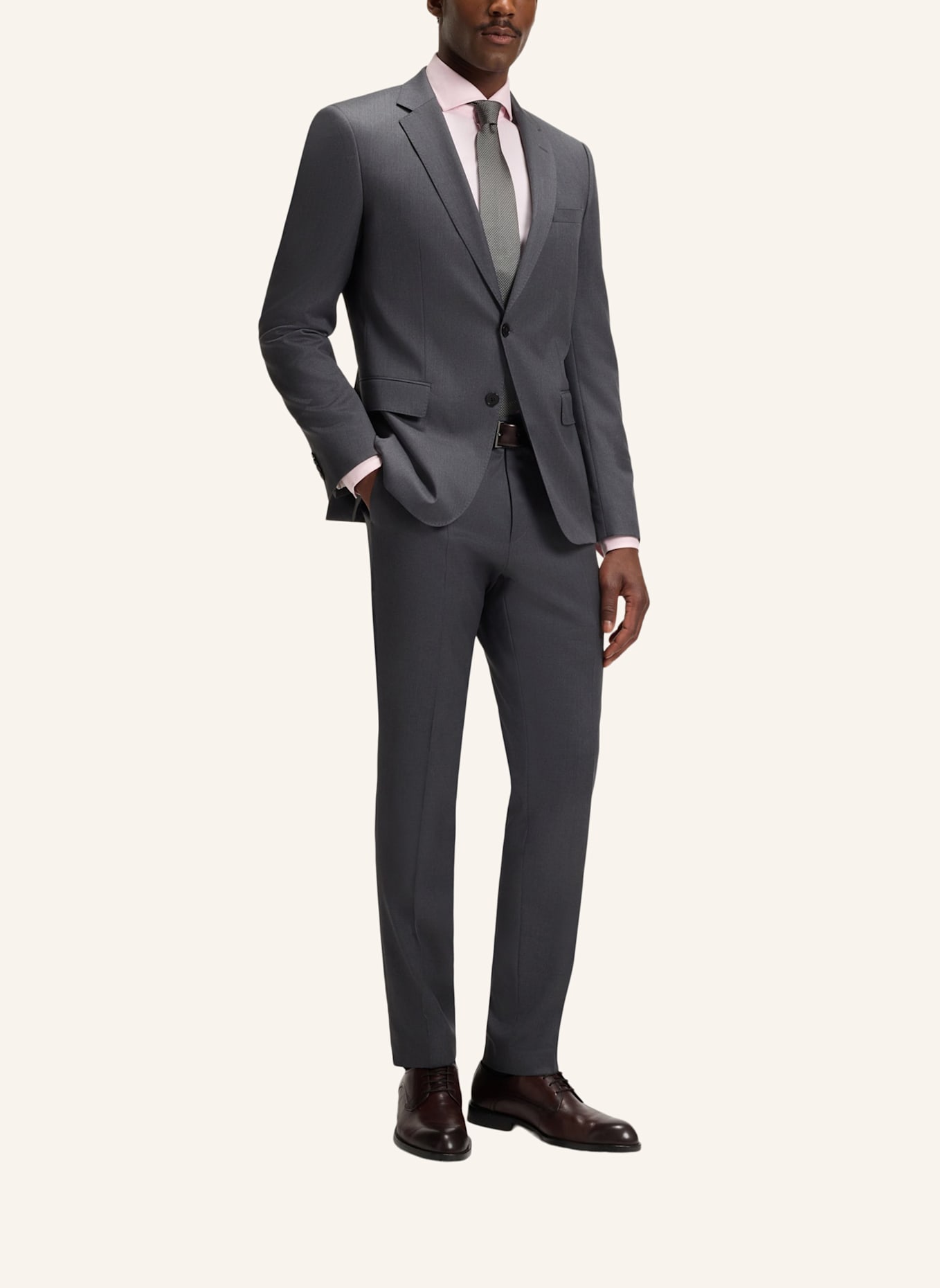 BOSS Business-Schnürschuh TAYIL-L_DERB_BUW: DUNKELROT