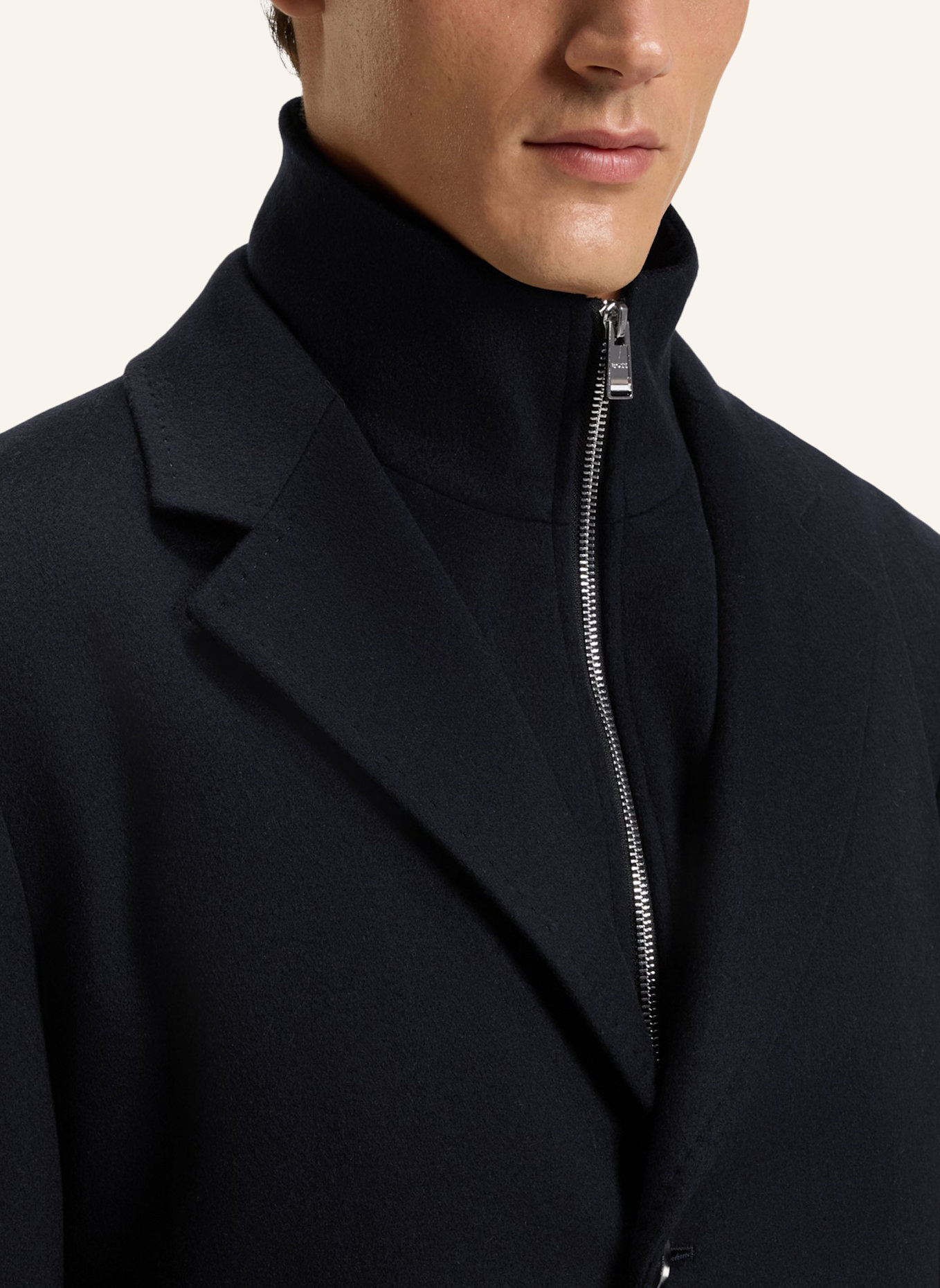 BOSS Klassischer Mantel H-JARED-3IN1-254 Regular Fit: DUNKELBLAU