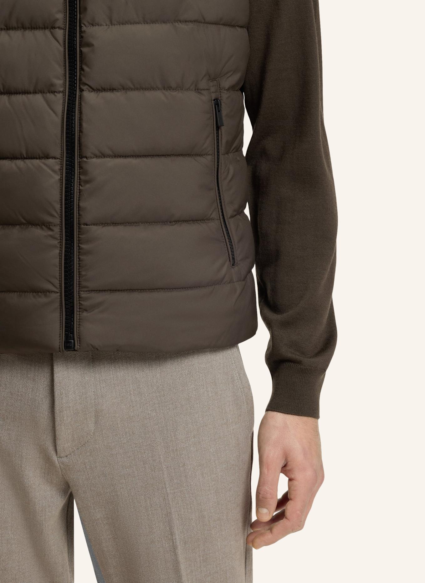 BOSS Casual Jacke H-CENITO Regular Fit: HELLGRÜN