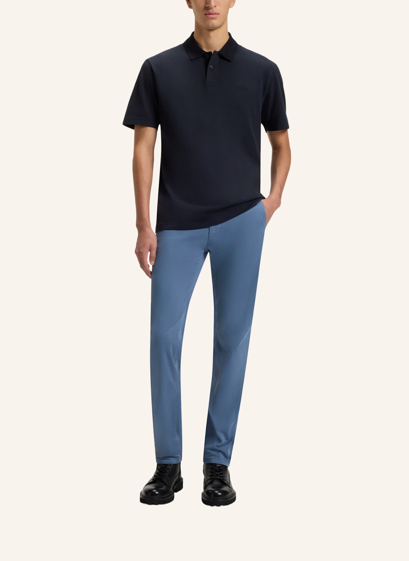 BOSS Chino CHINO Slim Fit: BLAU